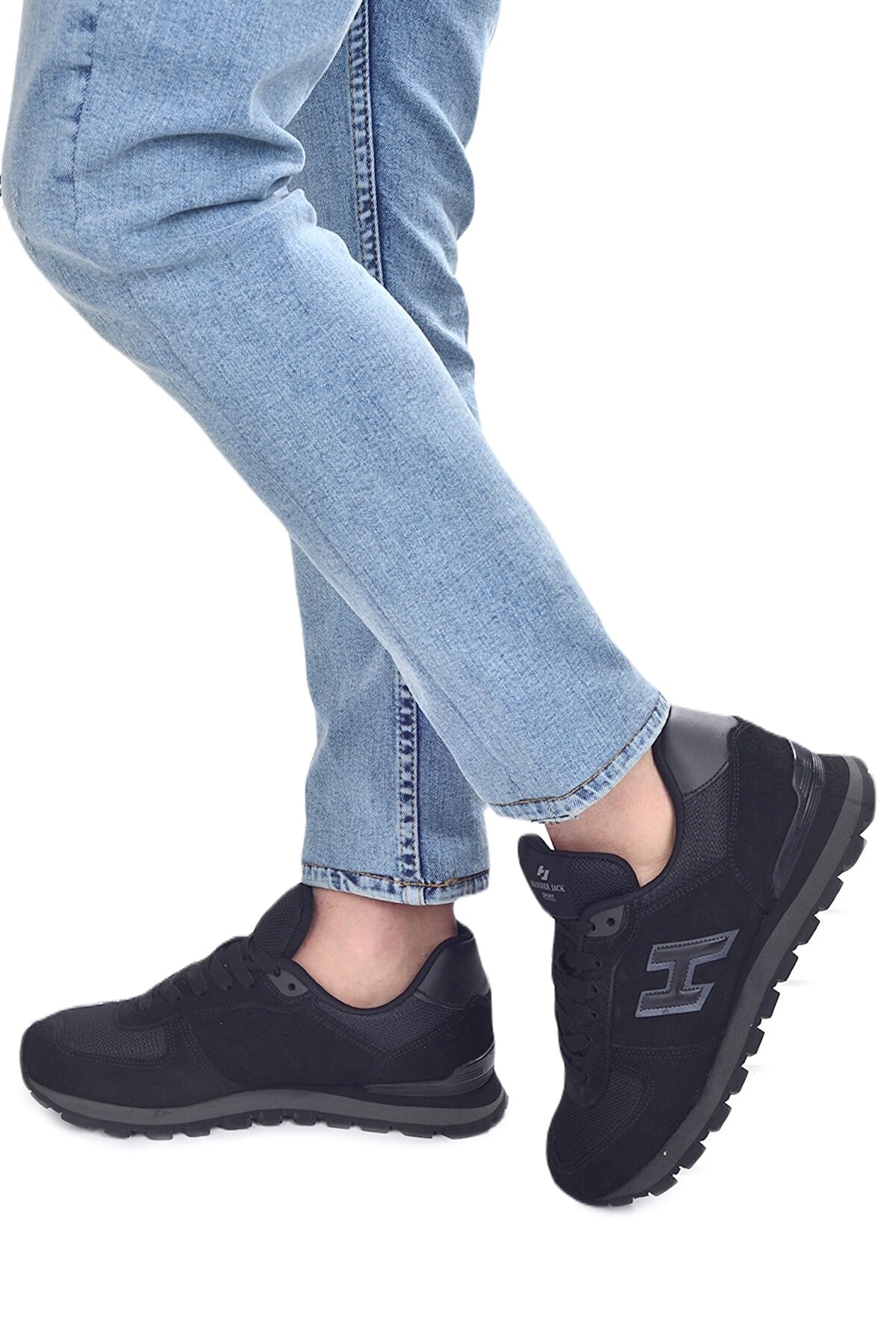 Hammer Jack Peru Unisex Sneaker Günlük Spor Ayakkabı 19250 Siyah Füme