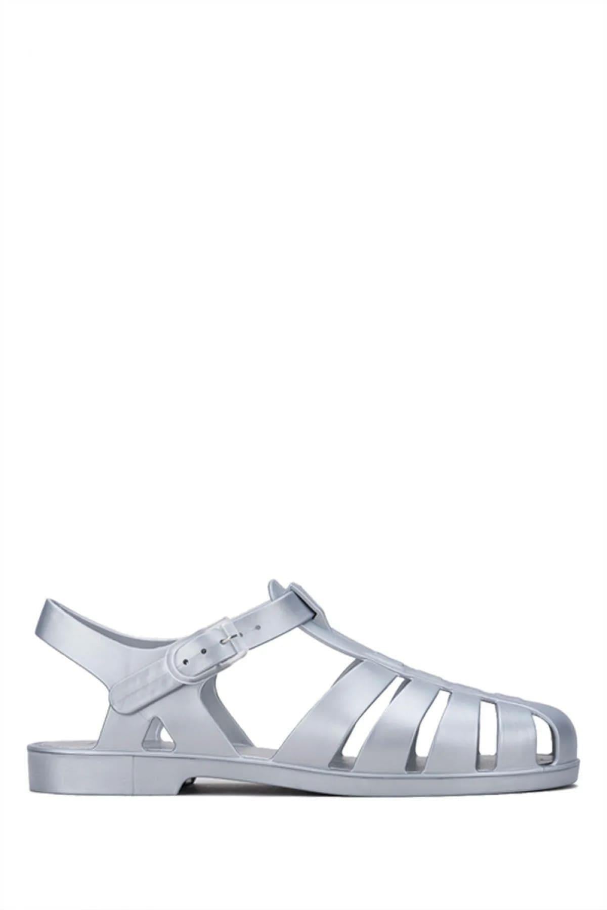 İgor Biarritz Metal Kadın Sandalet Ayakkabı Plata S10346 BB340-201