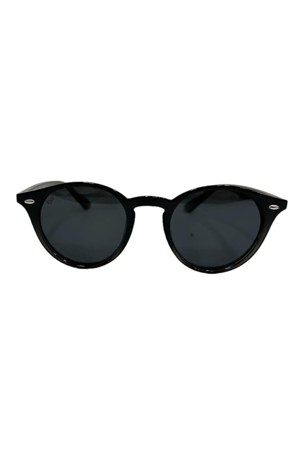 İgor Kiko Unisex Çocuk Siyah Uv Korumalı Güneş Gözlük TR352-613 v1
