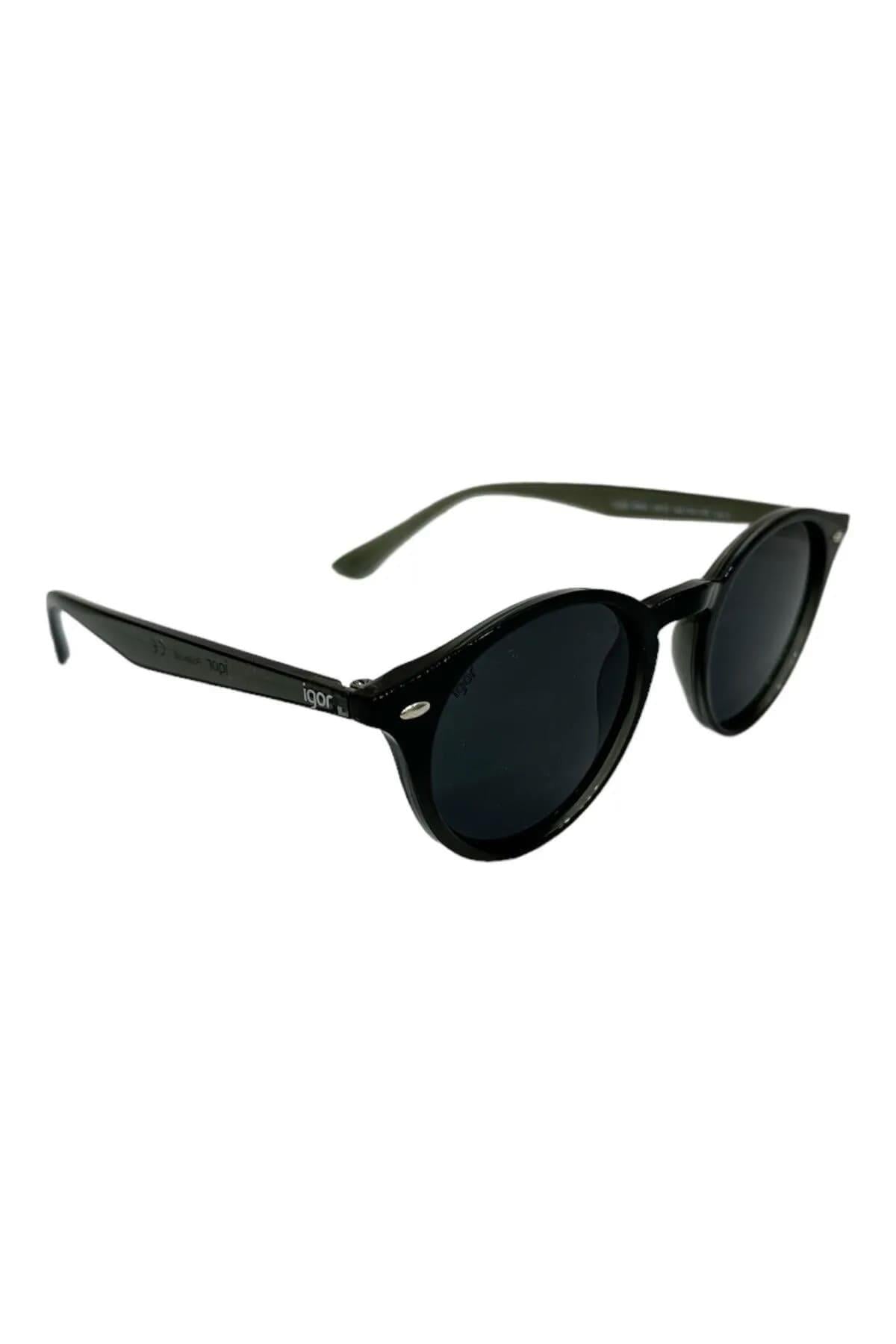 İgor Kiko Unisex Çocuk Siyah Uv Korumalı Güneş Gözlük TR352-613 v1