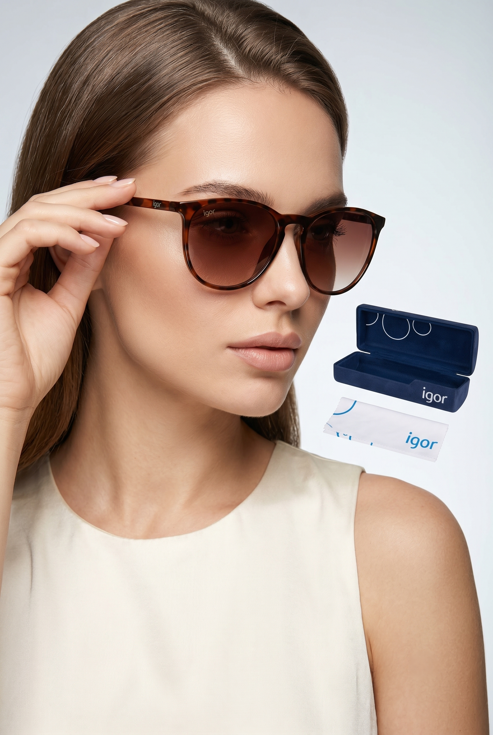 Igor Mou SS230 Kadın Güneş Gözlüğü Brown SS230-C610