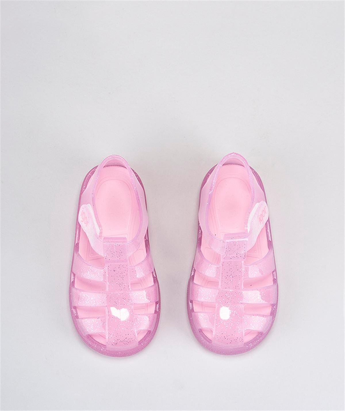 İgor Star Glitter Bebek Çocuk Sandalet Ayakkabı Simli Pembe S10265-049 v1