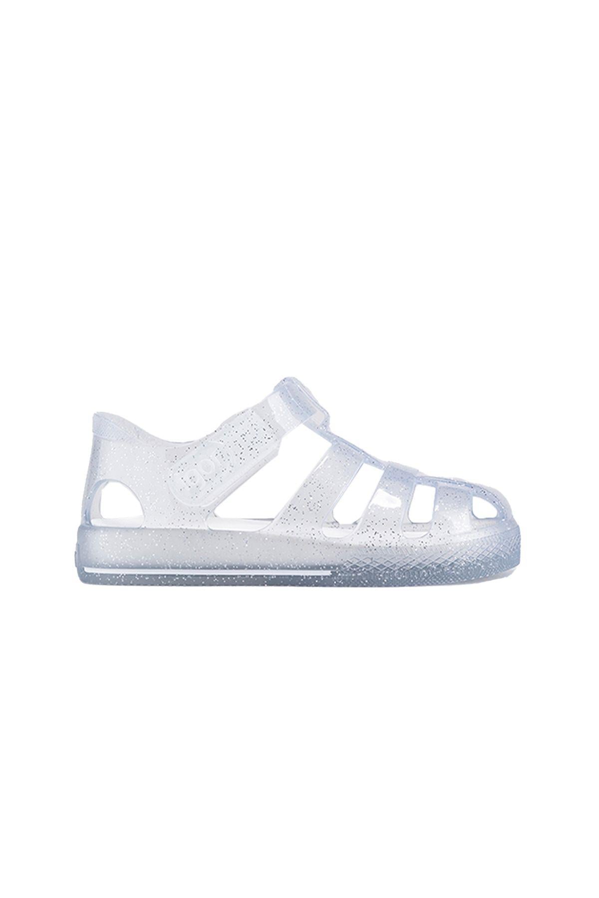 İgor Star Glitter Bebek Çocuk Sandalet Ayakkabı Şeffaf Simli S10265-209 v1
