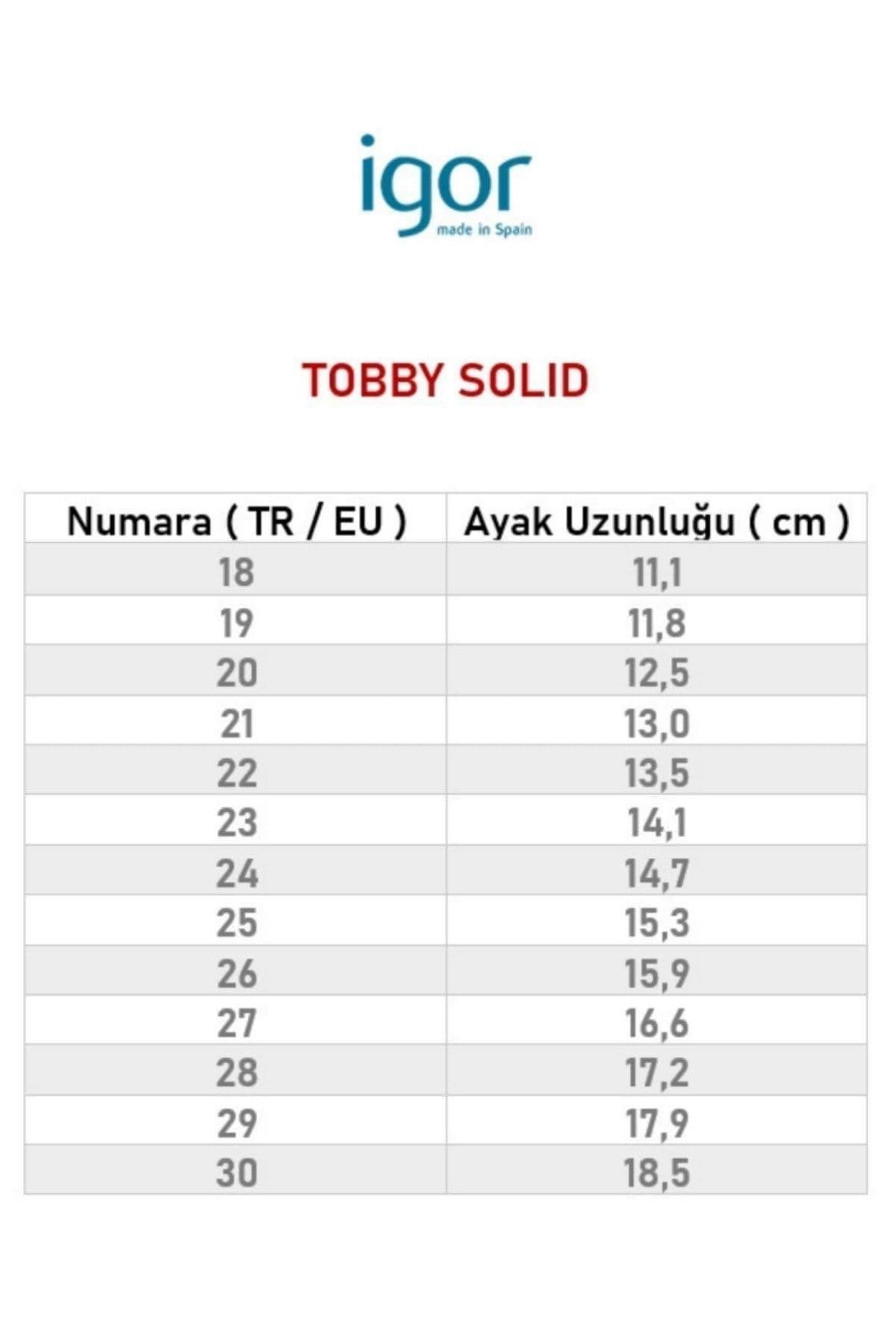 Igor Tobby Gloss Love Bebek Çocuk Sandalet S10310-079 (BB364) Marfil/Fildişi