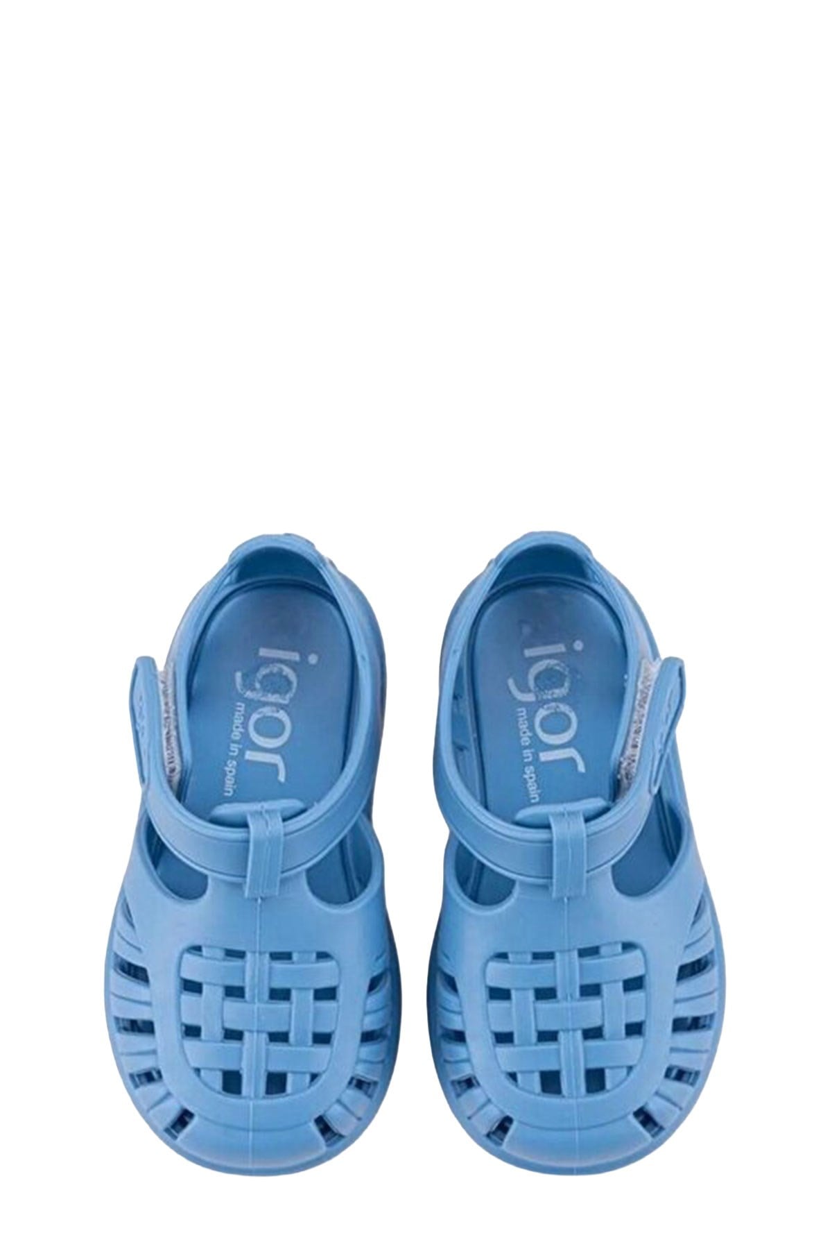 Igor Tobby Solid Çocuk Cırtlı Mavi Sandalet Azul S10271-363