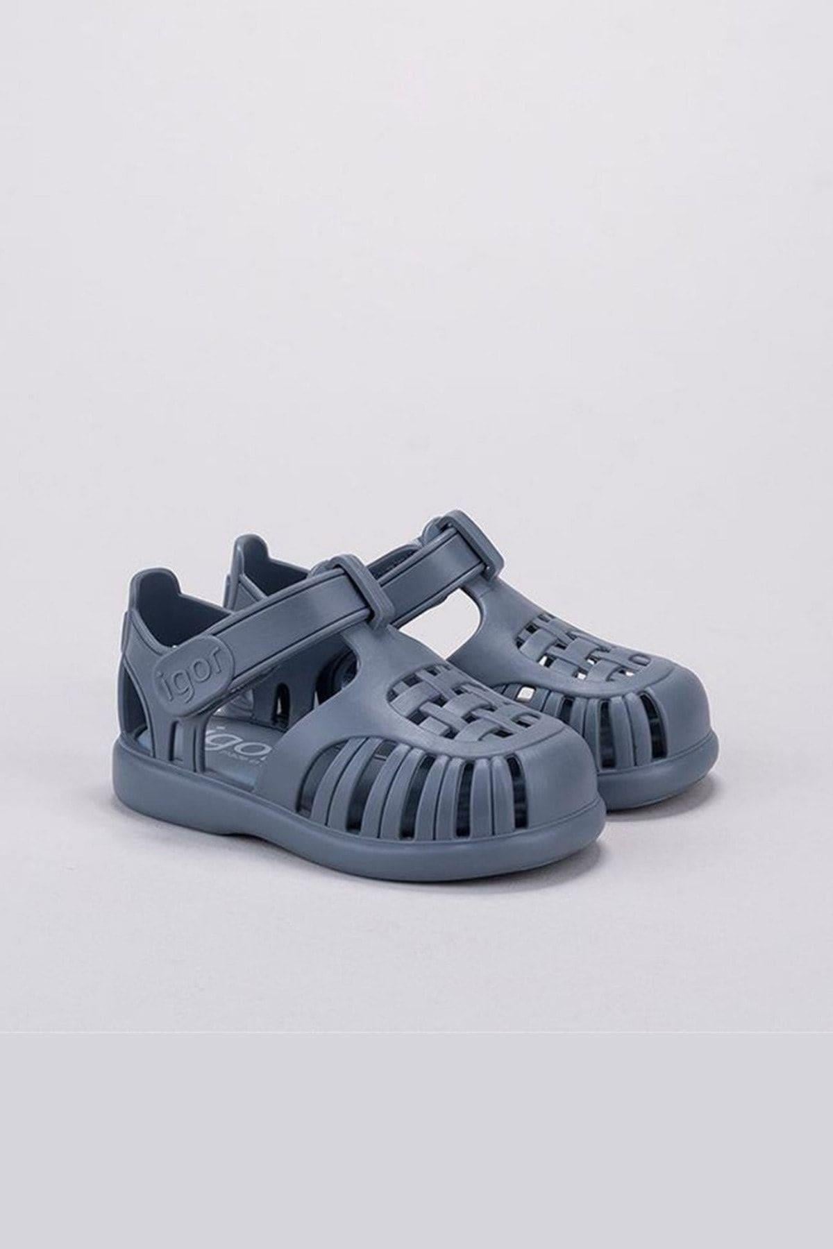 İgor Tobby Sollid Bebek Çocuk Sandalet Azul Mavi S10271-047 v1
