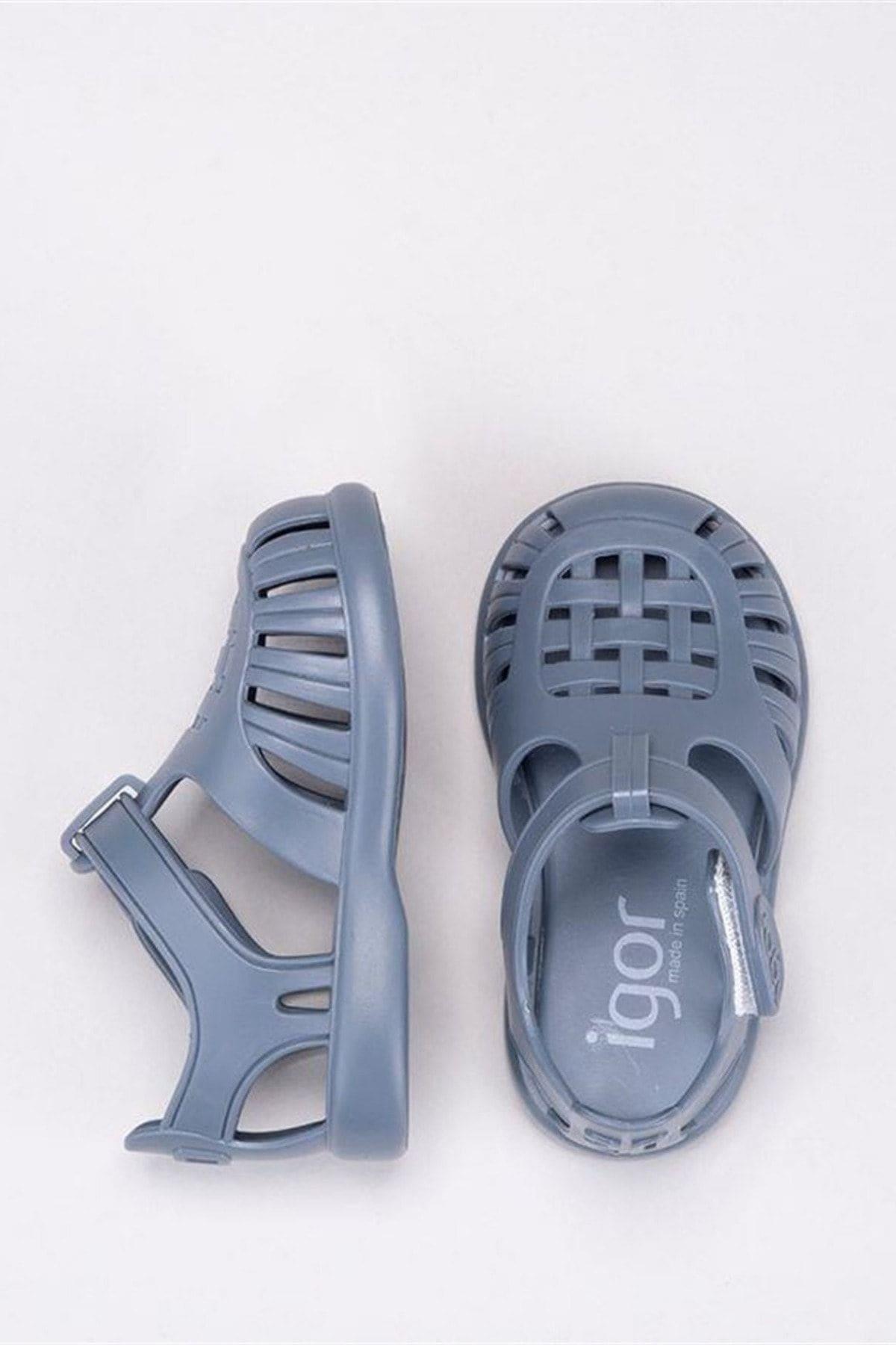 İgor Tobby Sollid Bebek Çocuk Sandalet Azul Mavi S10271-047 v1