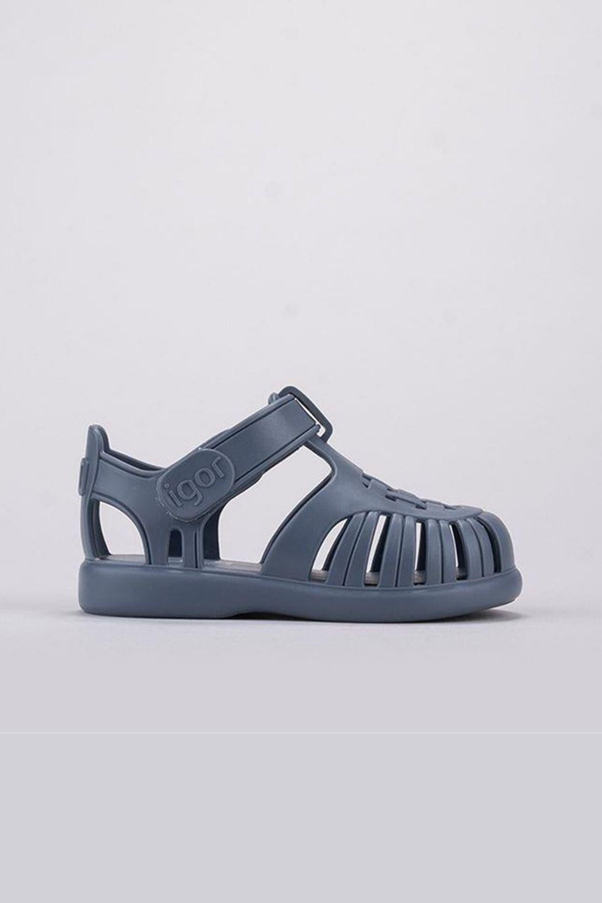 İgor Tobby Sollid Bebek Çocuk Sandalet Azul Mavi S10271-047 v1