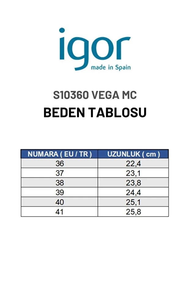 Igor Vega MC Tokalı Kadın Sandalet Marfil S10360-079