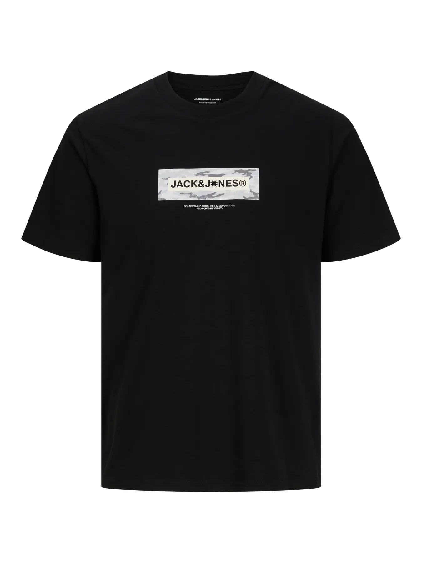 Jack & Jones Jcobreeze Marka Logolu Erkek Siyah Tişört 12297851
