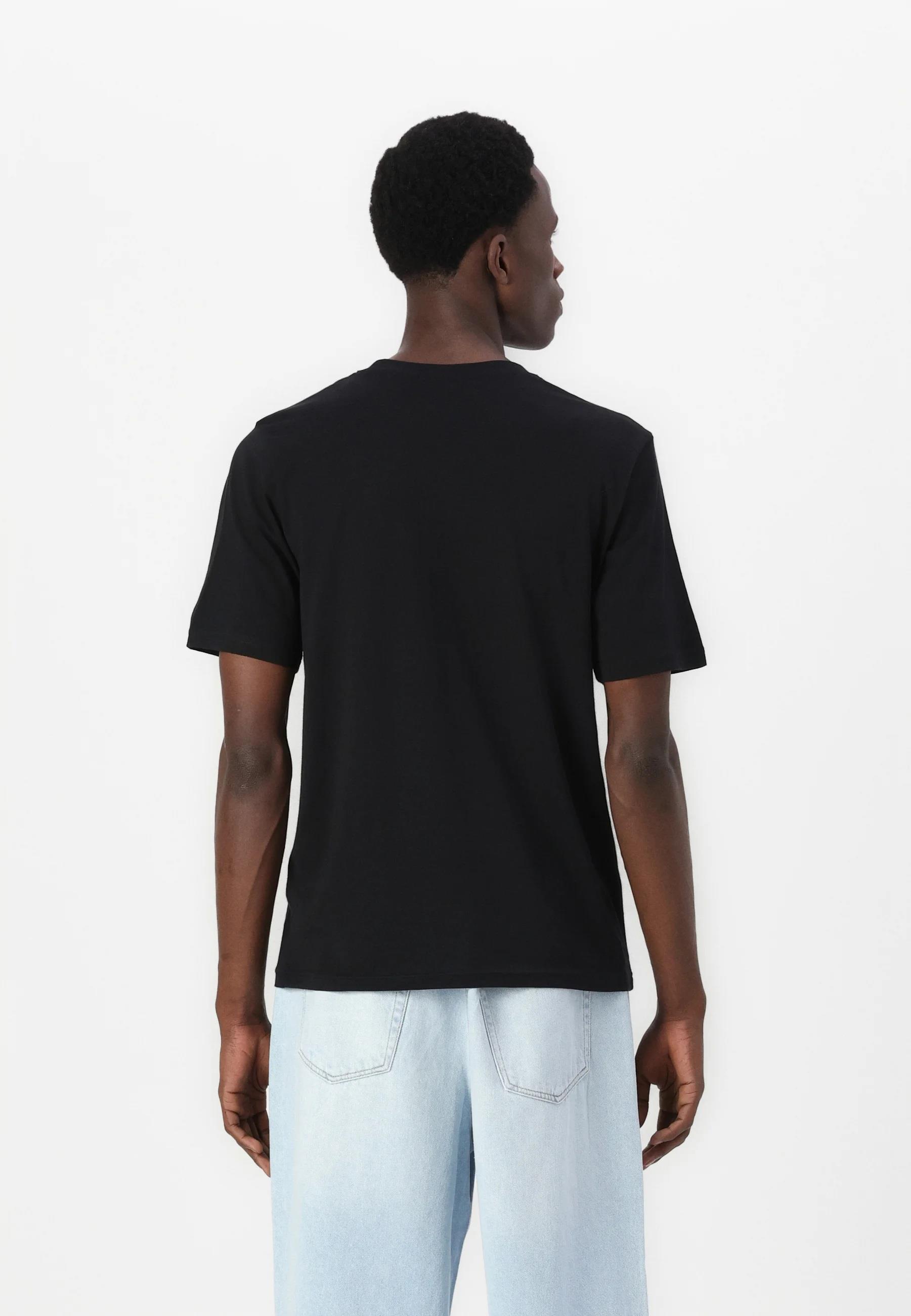 Jack & Jones JCOTARMAC BRANDING Bisiklet Yaka Siyah Erkek TShirt 12276410 v1