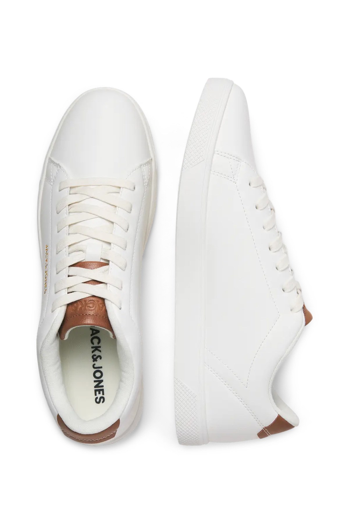 Jack & Jones JFWBOSLEY PU SNEAKER NOOS Erkek Beyaz Spor Ayakkabı 12203642