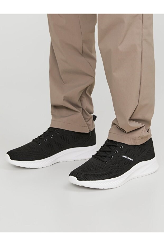 Jack & Jones JFWCROXLEY KNIT SNEAKER NOOS Erkek Antrasit Spor Ayakkabı 12255906