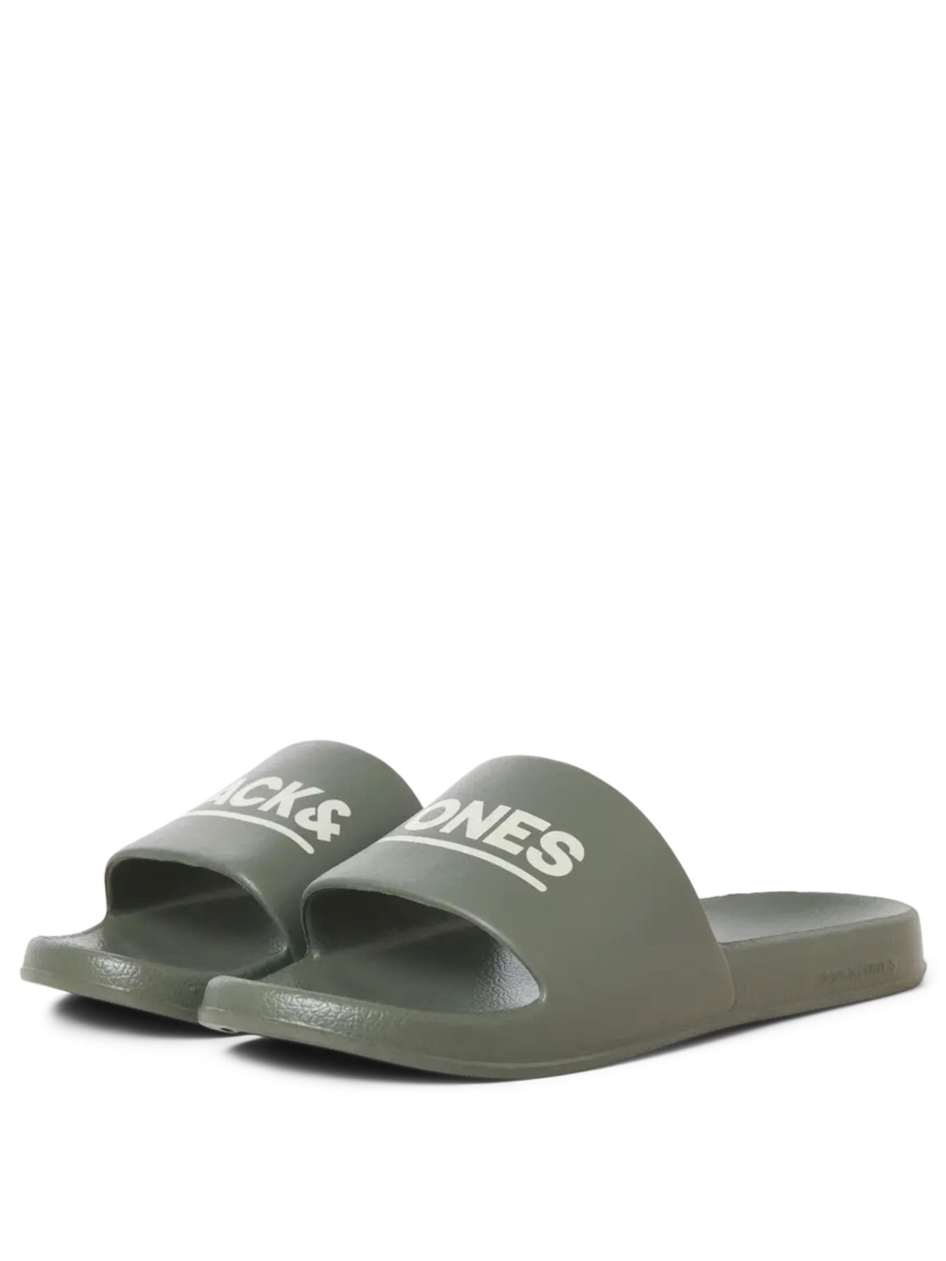 Jack & Jones Jfwollie Slider Erkek Yeşil Günlük Plaj Terlik 12236477 