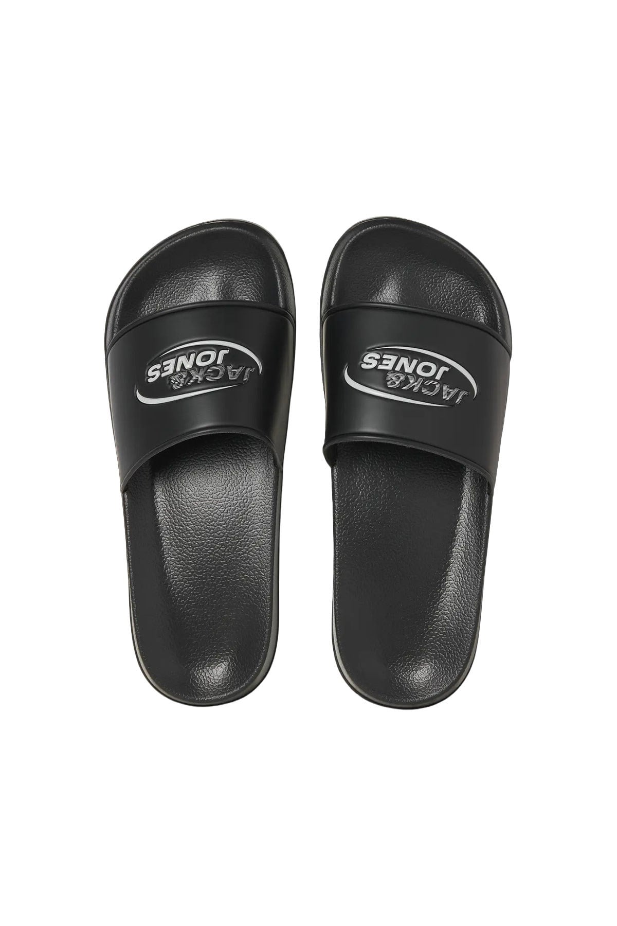 Jack & Jones JFWOSCAR Logo Slider Baskılı Terlik 12289358 Antrasit