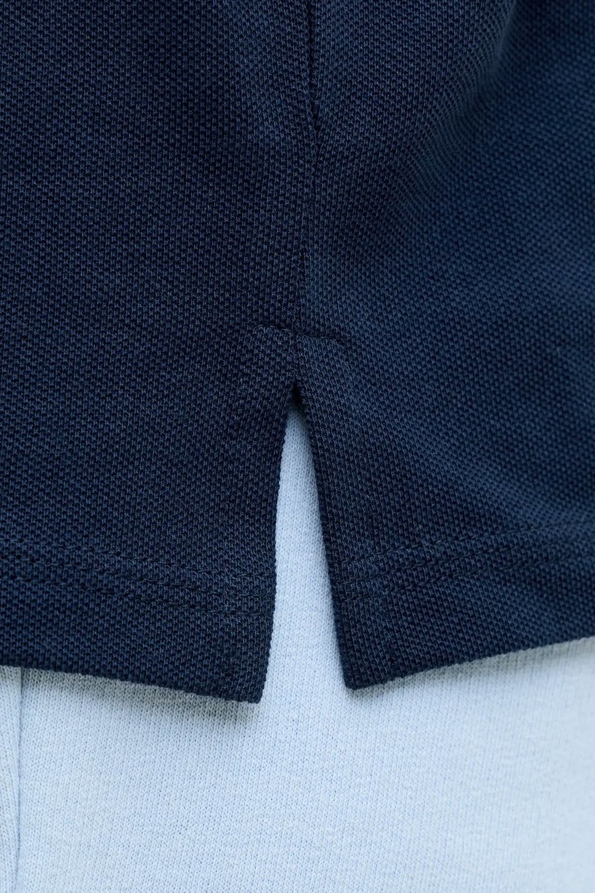 Jack & Jones JJALLIANCE Polo Yakalı Logolu Lacivert Tshirt 12288108