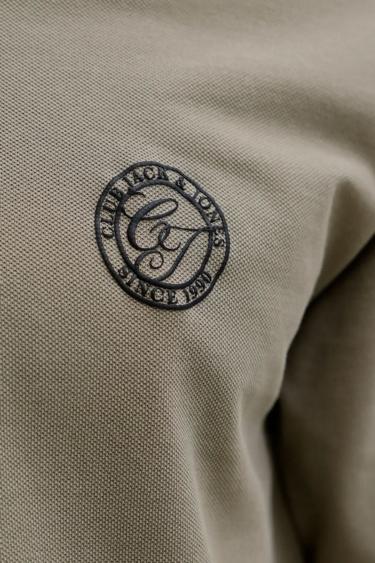 Jack & Jones JJALLIANCE Polo Yakalı Logolu Yeşil Tshirt 12288108
