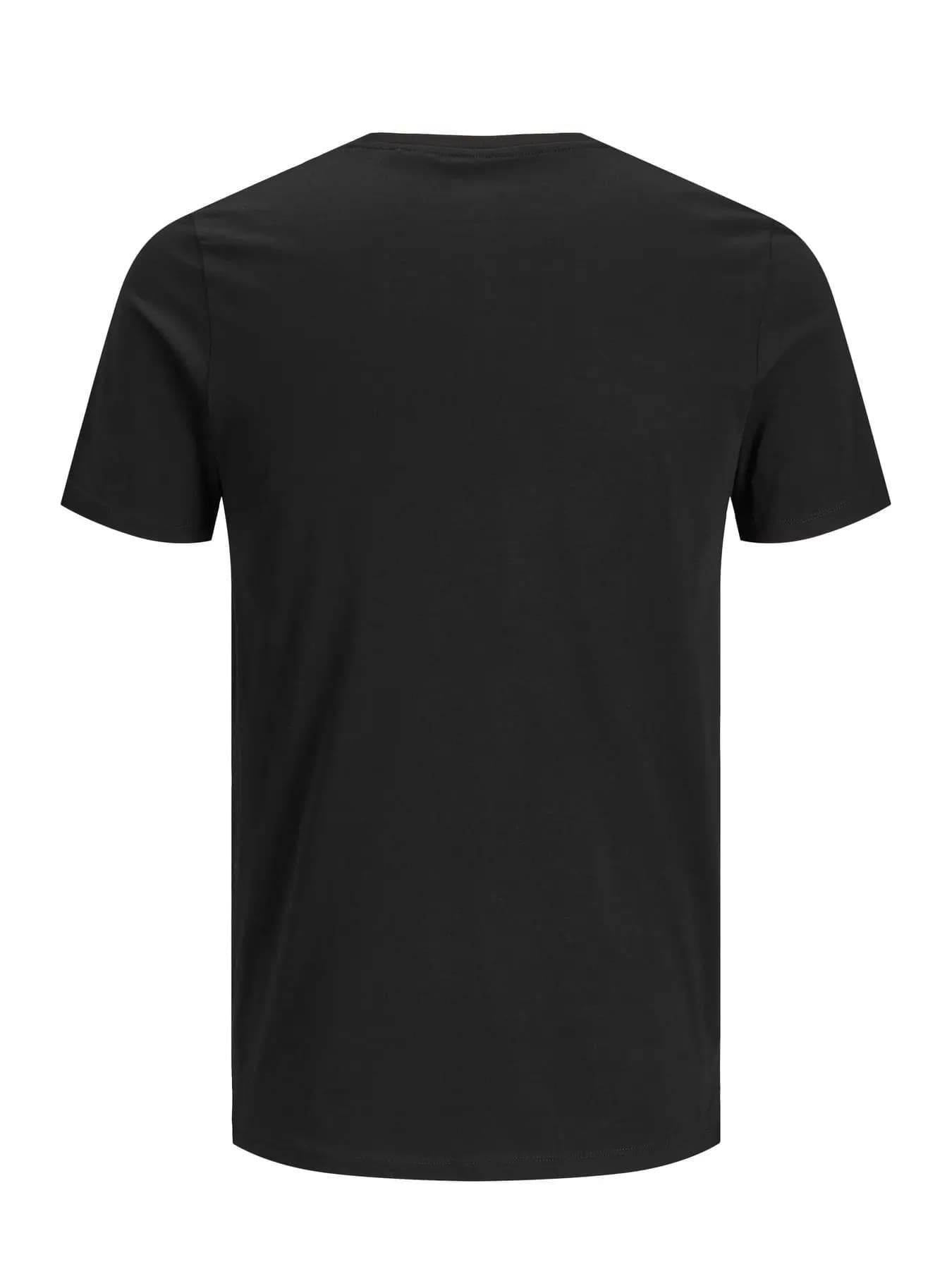 Jack & Jones JJECORP Küçük Logo Black Erkek Tişört 12151955