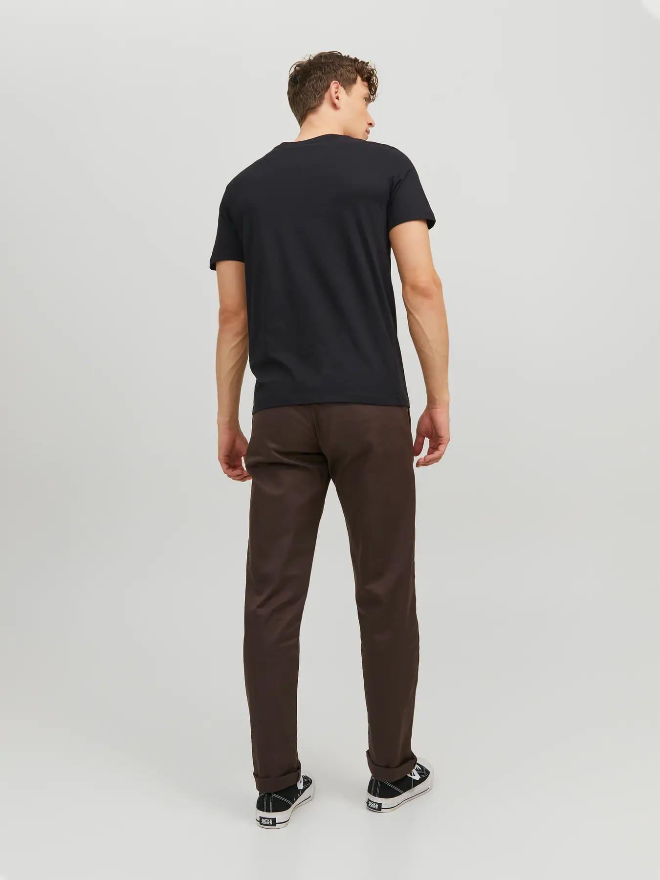 Jack & Jones JJECORP Küçük Logo Black Erkek Tişört 12151955