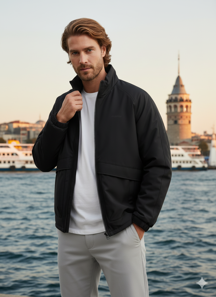 Jack & Jones JJEDIEGO TRANSITIONAL JACKET NOOS Erkek Mont Siyah 12278759