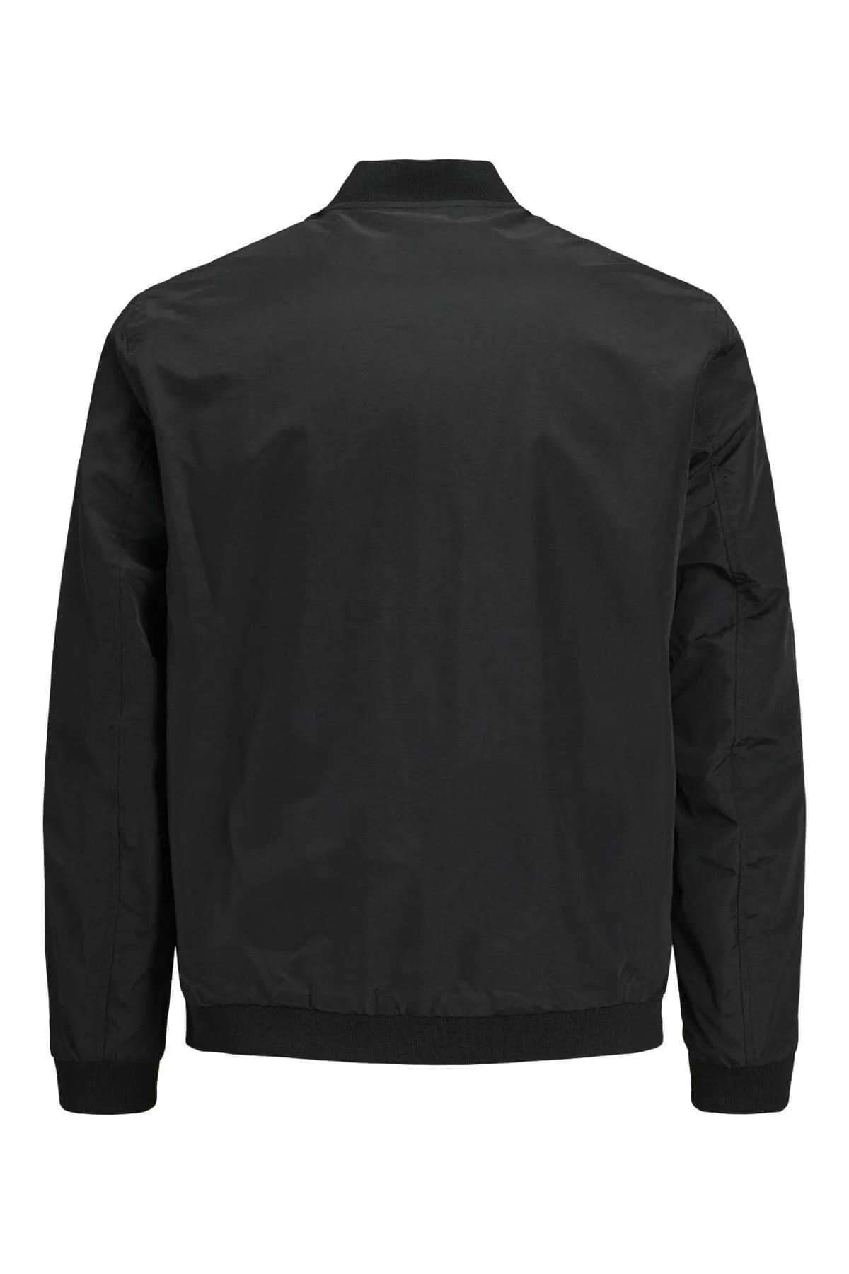Jack & Jones JJERUSH BOMBER Erkek Mevsimlik Mont Siyah 12165203