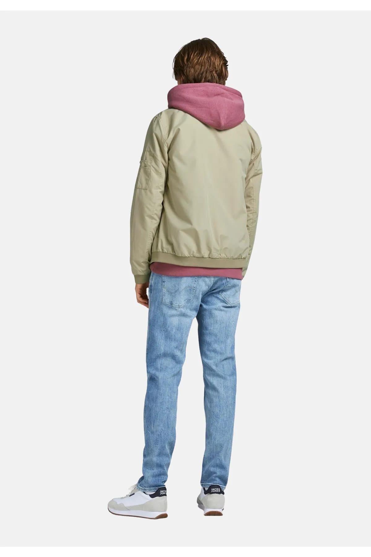 Jack & Jones JJERUSH BOMBER Erkek Mevsimlik Mont Bej 12165203
