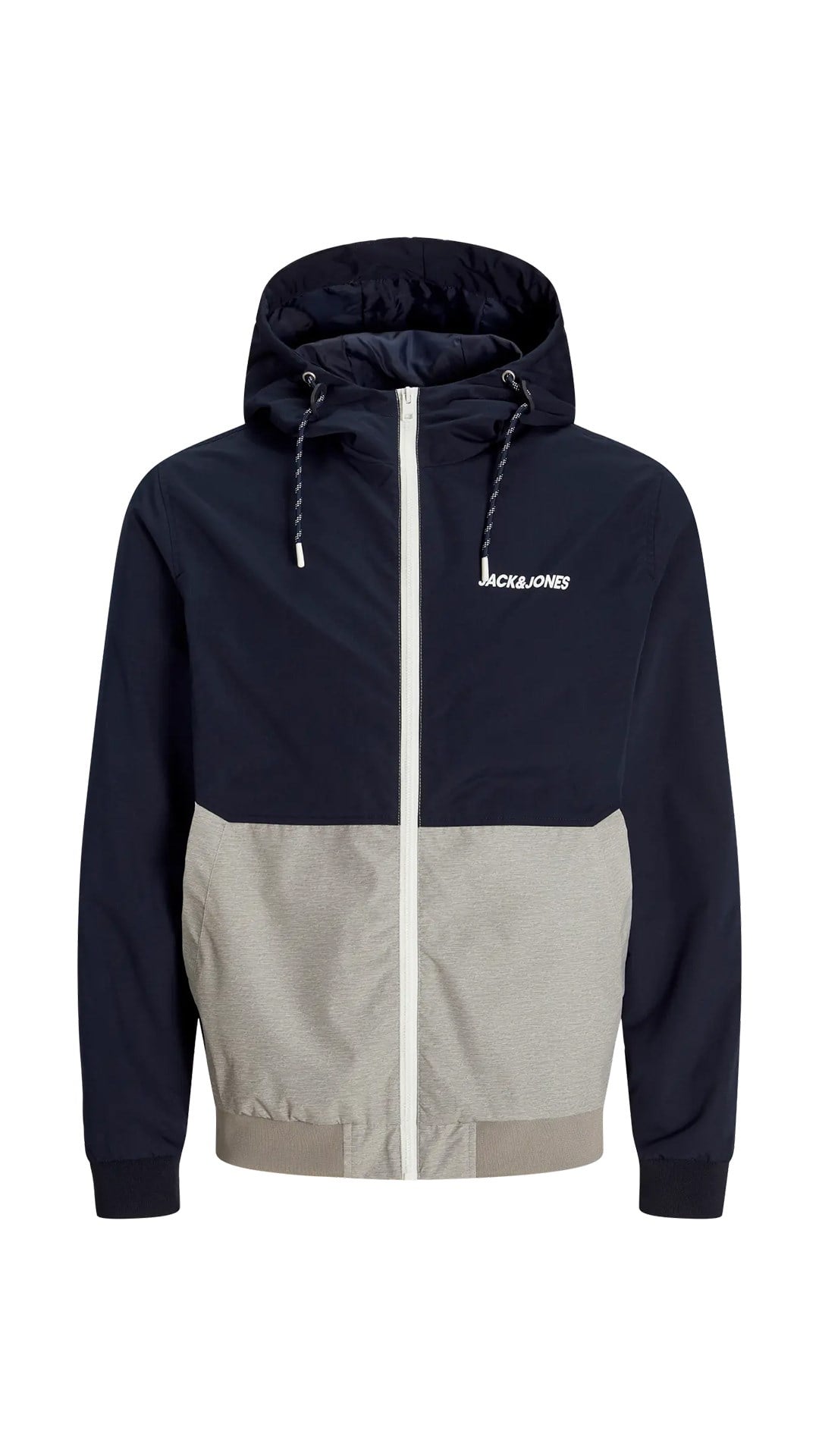 Jack & Jones JJERUSH HOOD BOMBER NOOS Erkek Mont Sky Captain 12200208