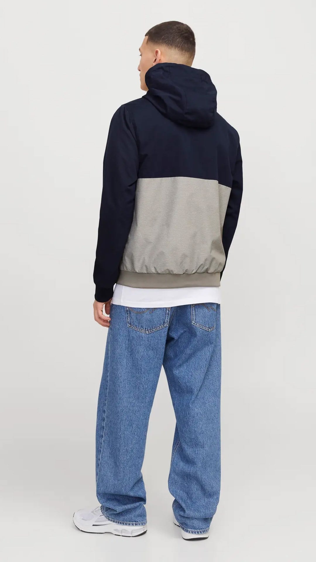 Jack & Jones JJERUSH HOOD BOMBER NOOS Erkek Mont Sky Captain 12200208