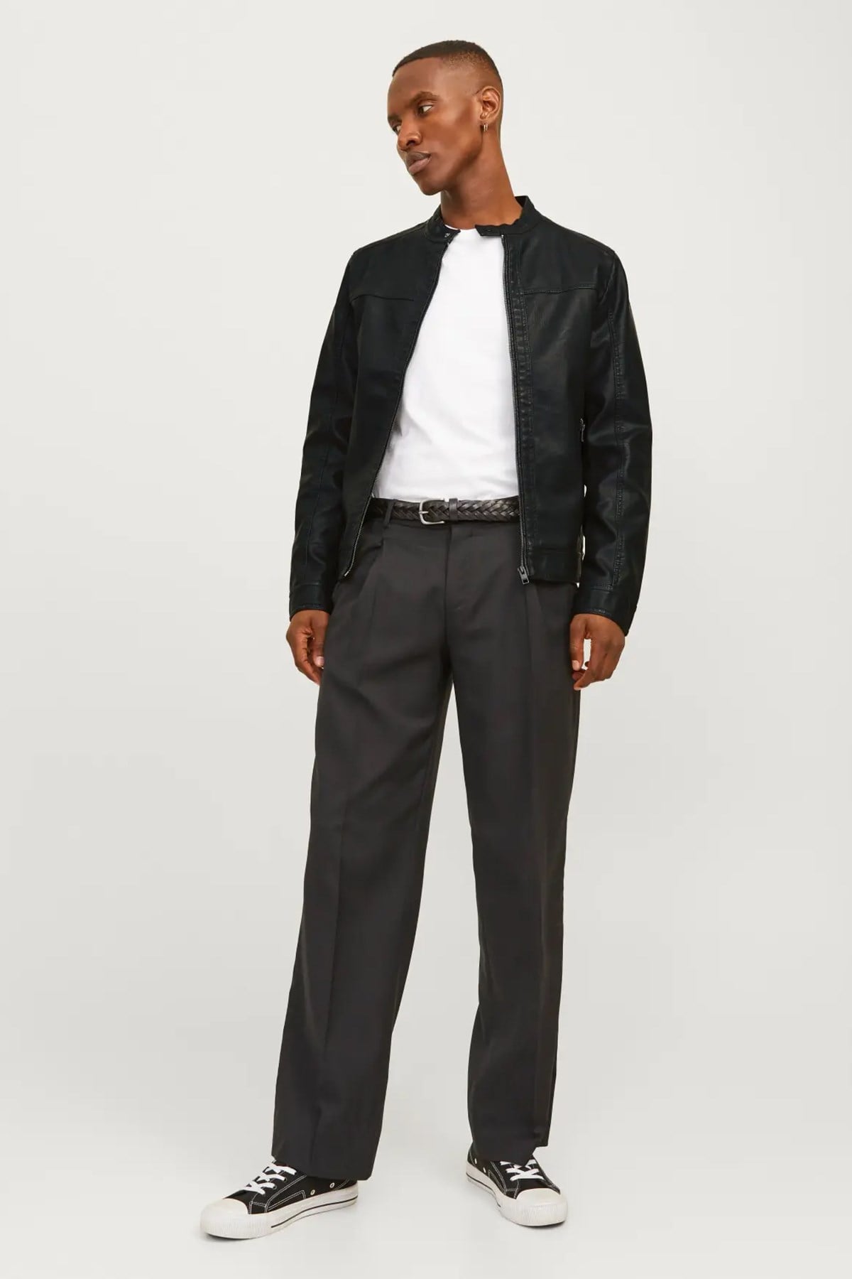 Jack & Jones JJEWARNER JACKET NOOS Erkek Mont Siyah 12182461
