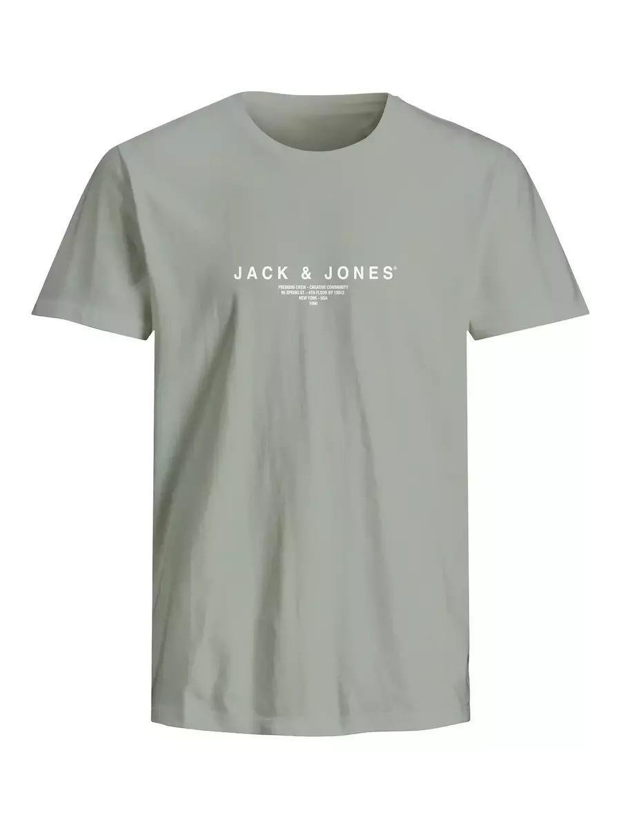 Jack & Jones JPRBLAHARRIS J&J Logolu Erkek Yeşil TShirt 12276646 v1