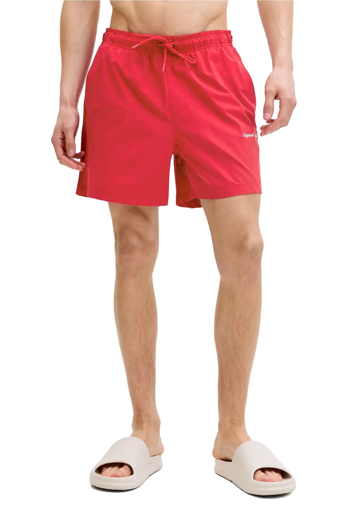 Jack & Jones JPSTMAUI Erkek Kırmızı Deniz Şortu 12291434