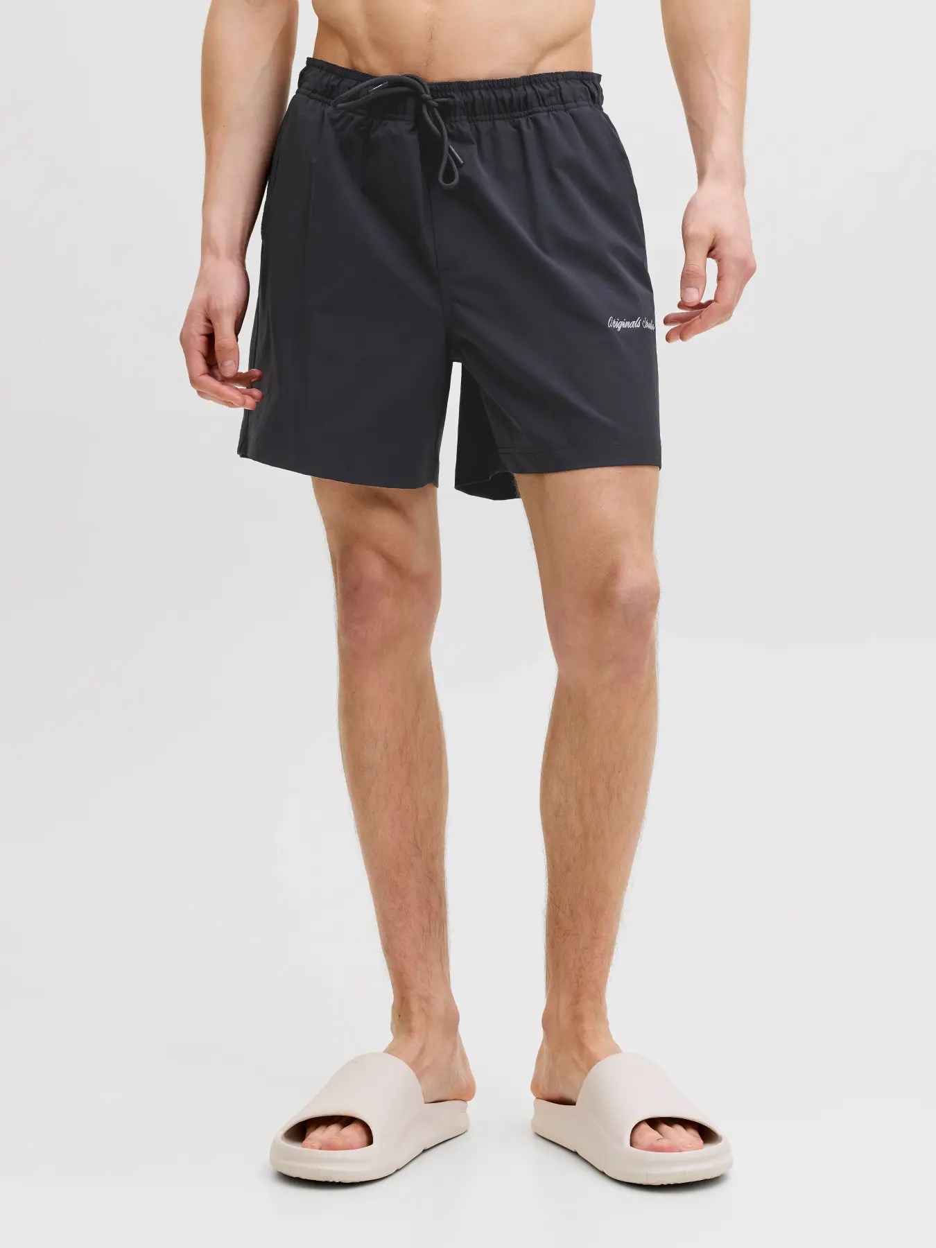 Jack & Jones JPSTMAUI Erkek Siyah Deniz Şortu 12291434