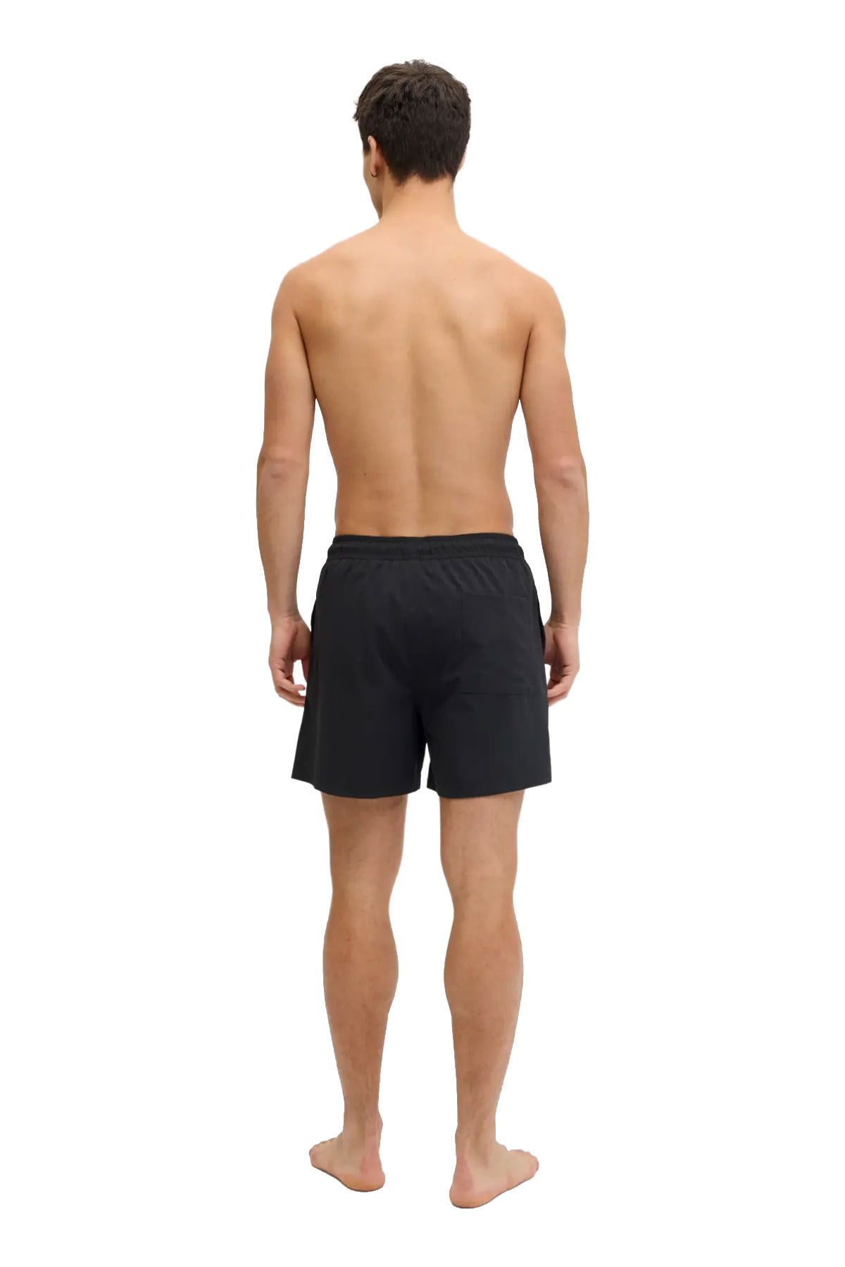 Jack & Jones Jpstmaui Tropic Erkek Siyah Deniz Şortu 12291385