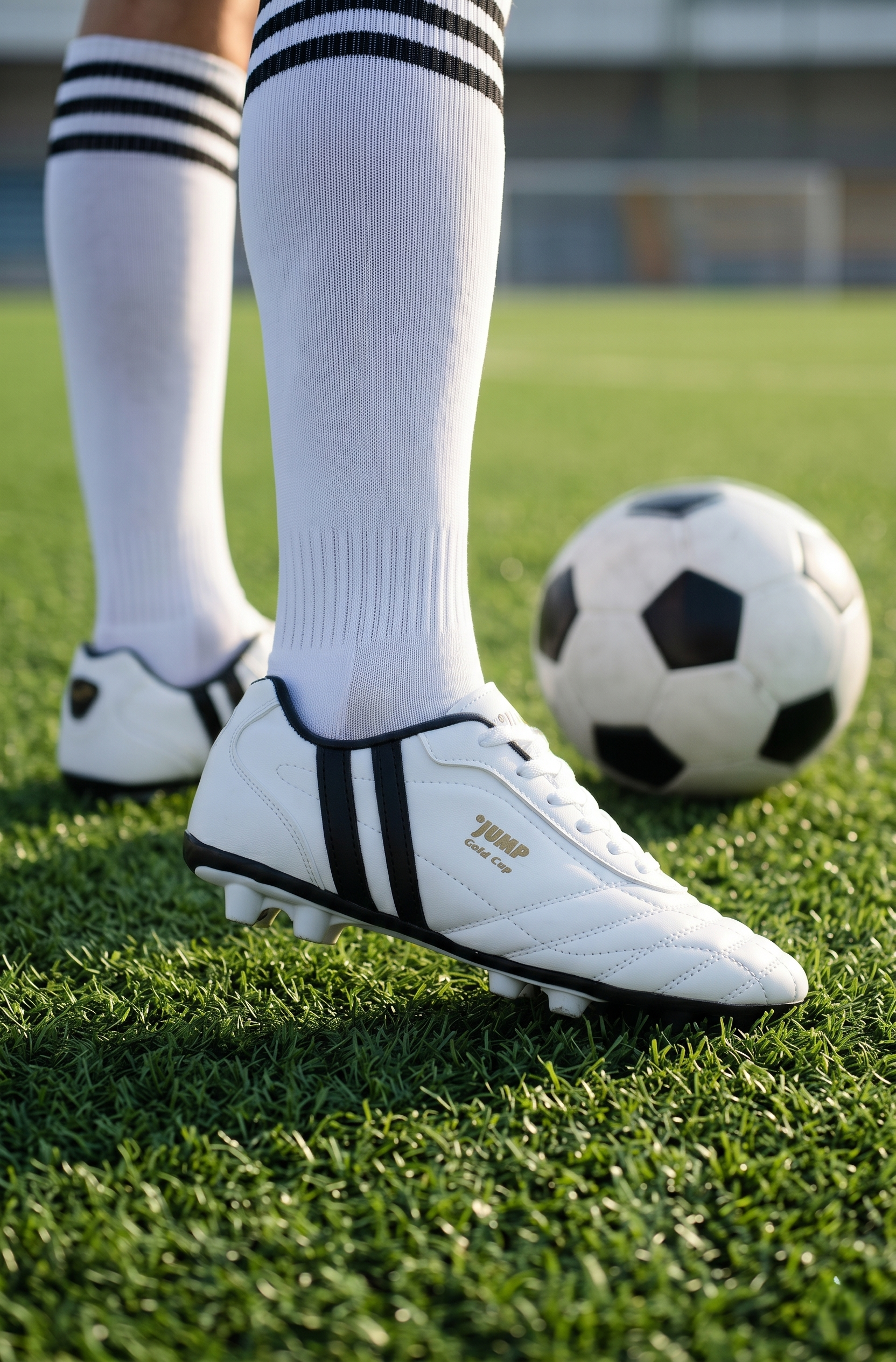 Jump 13256 Fg Beyaz Futbol Krampon Ayakkabı