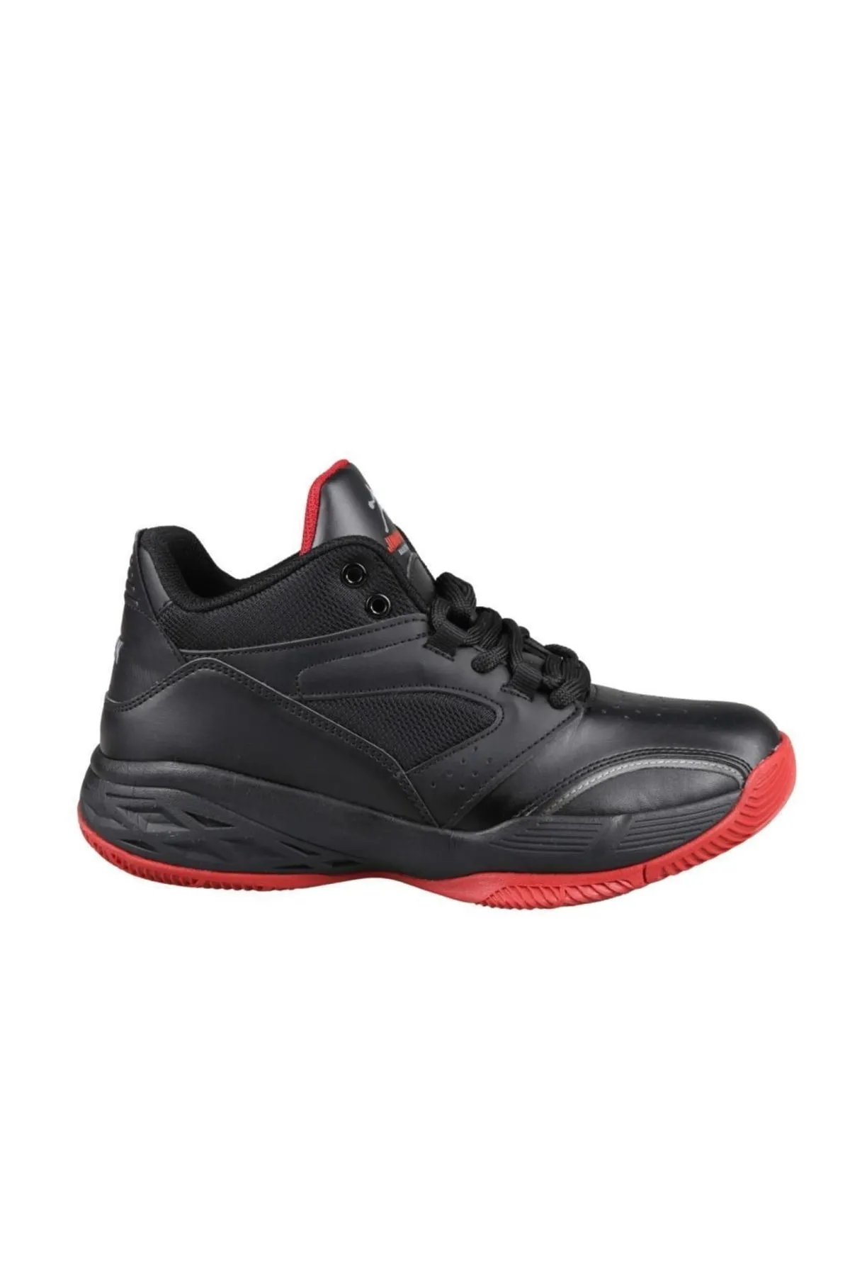 Jump 27722 Siyah Kırmızı Erkek Basket Sneaker Spor Ayakkabı v2
