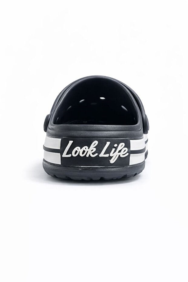 Look Life Unisex Siyah Cross Sabo Eva Günlük Kapalı Terlik 214