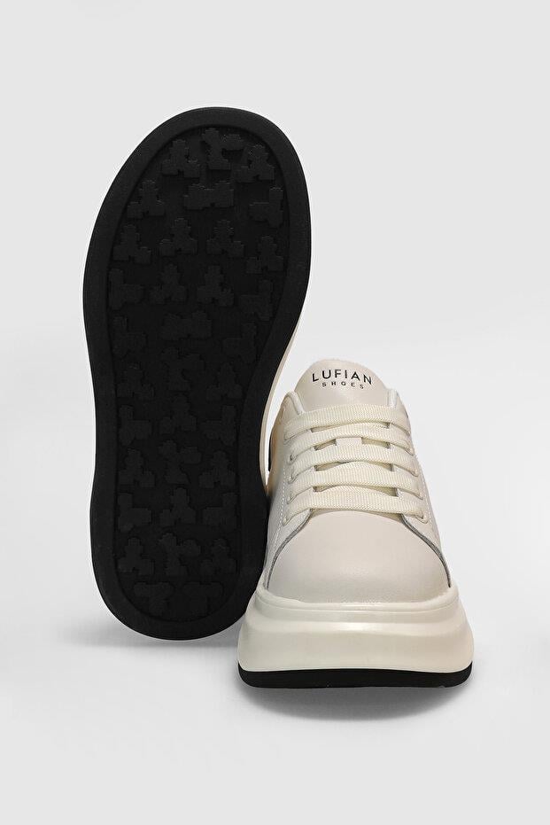 Lufian April Ekru Kadın Sneaker Ayakkabı 121230028