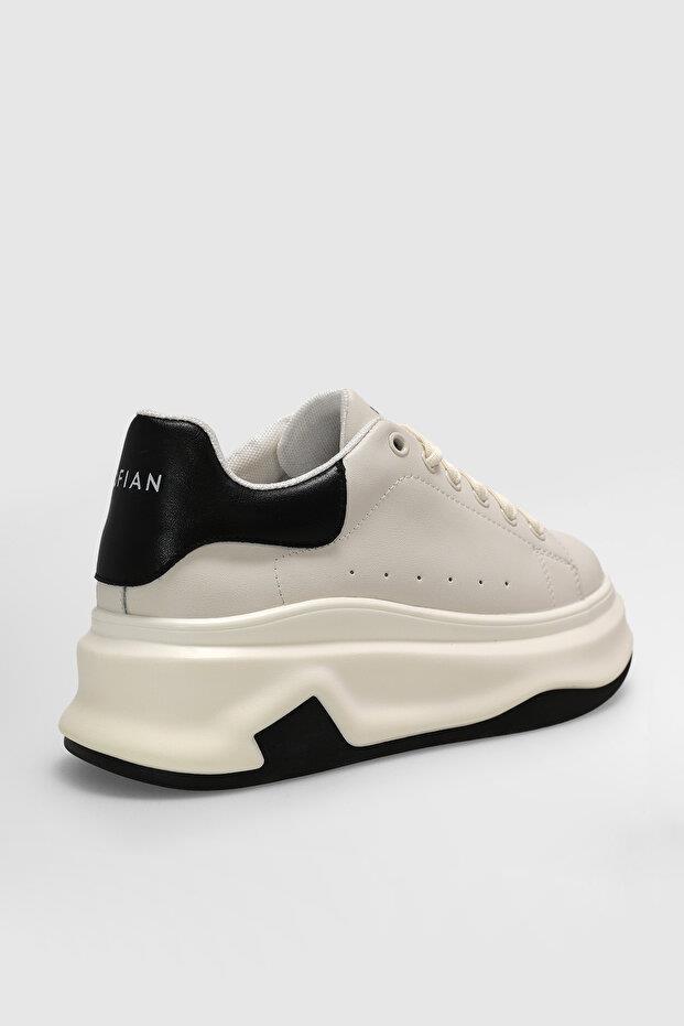 Lufian April Ekru Kadın Sneaker Ayakkabı 121230028