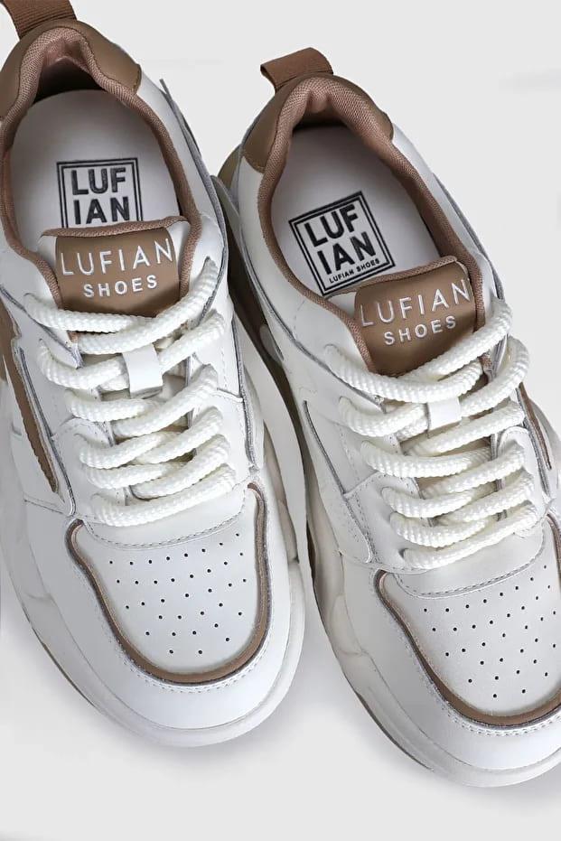 Lufian Maya Bej Kadın Sneaker Ayakkabı 121230051