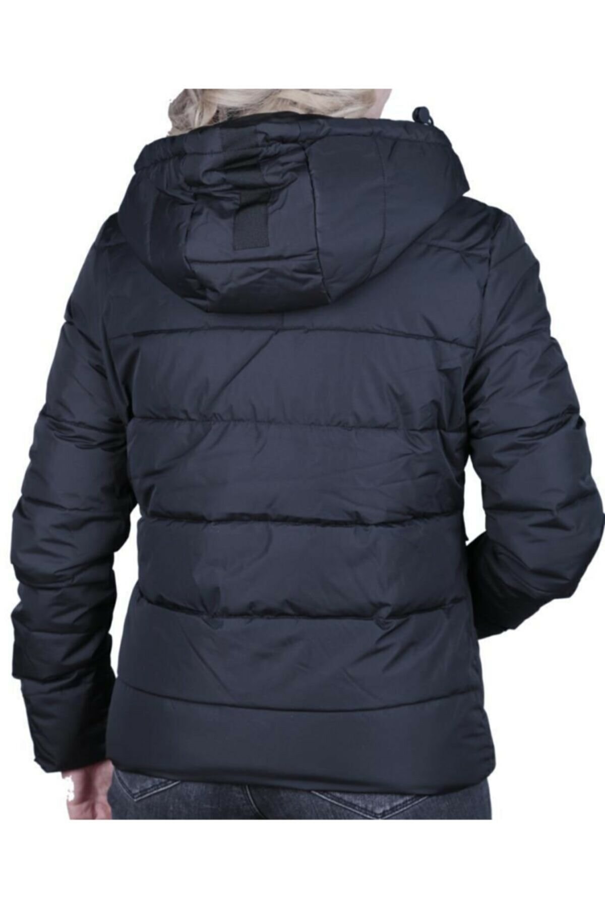 Lumberjack Apreski Coat Kadın Kısa Mont Kaban Siyah v1