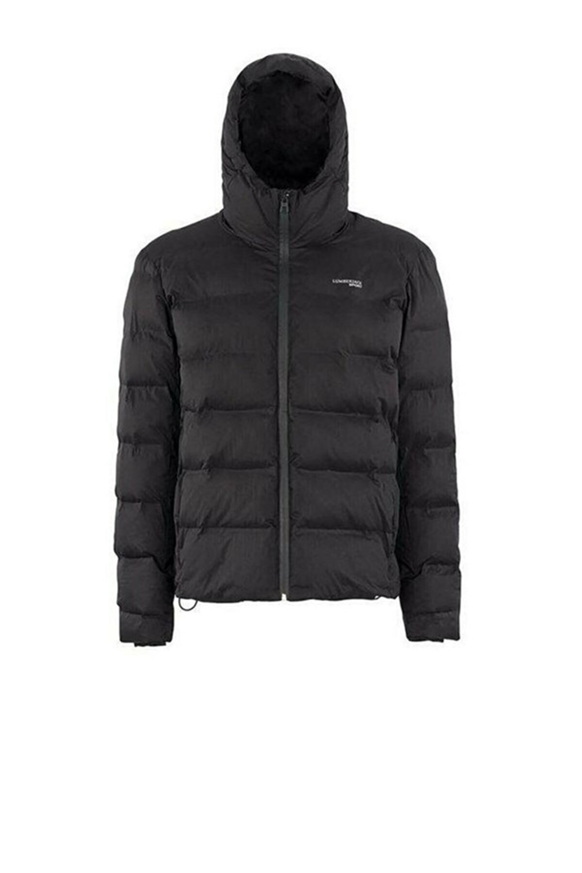 Lumberjack Nolan Coat Erkek Şişme Mont Parka Siyah v1