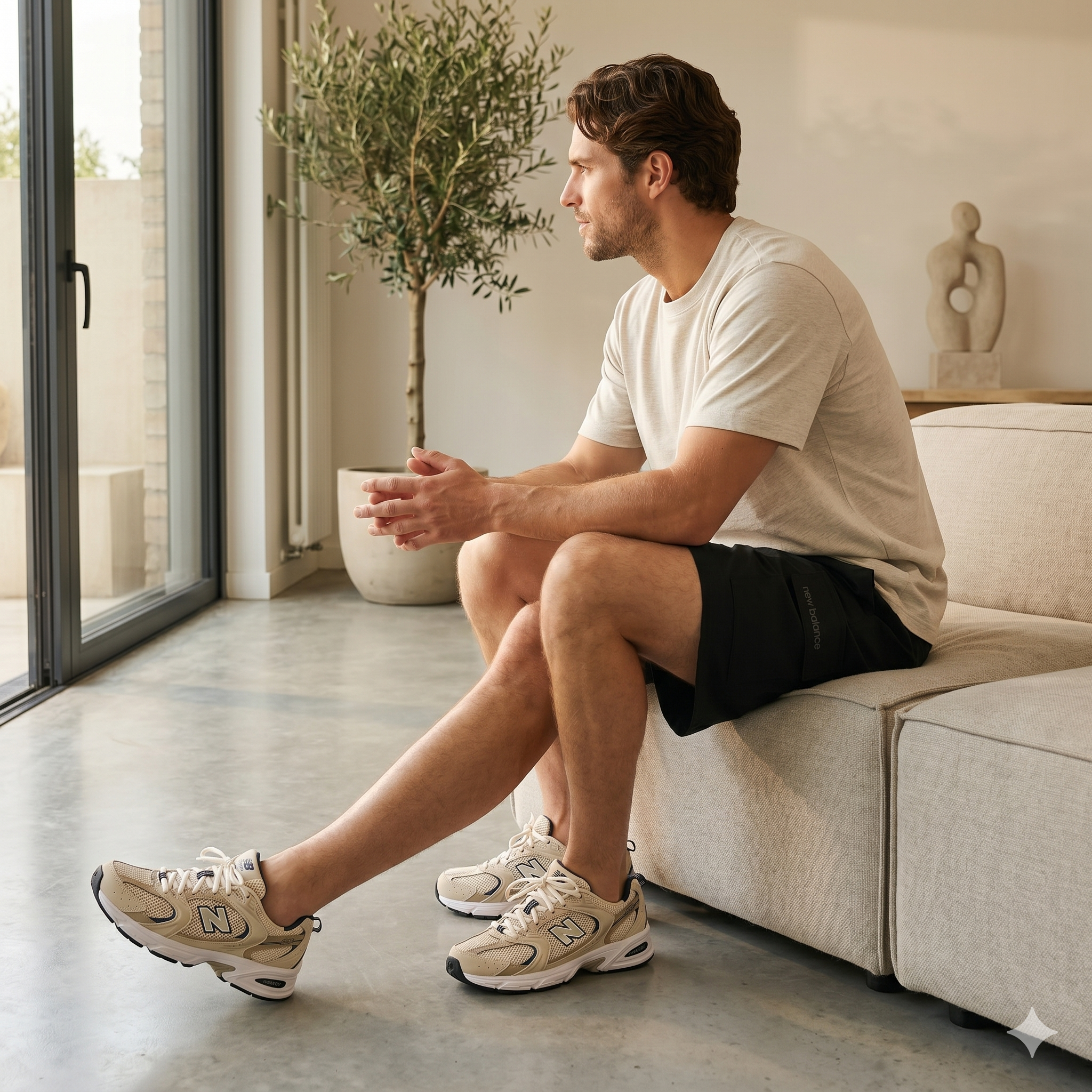 New Balance Nb Man Lifestyle Spor Antrenman Siyah Erkek Şort MNS1530-BK