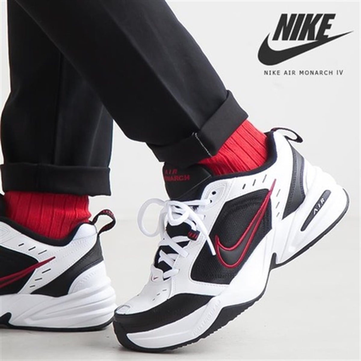 Nike Air Monarch iv Beyaz Erkek Spor Ayakkabı 415445-101
