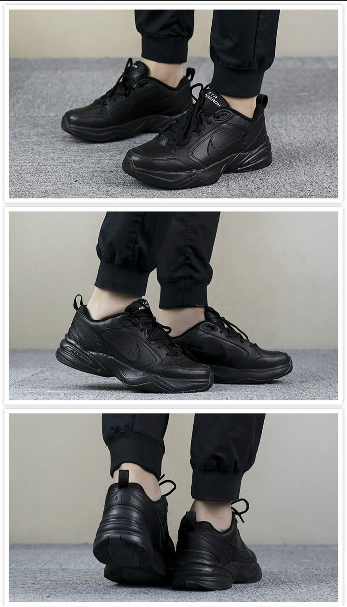 Nike Air Monarch iv Siyah Erkek Spor Ayakkabı 415445-001