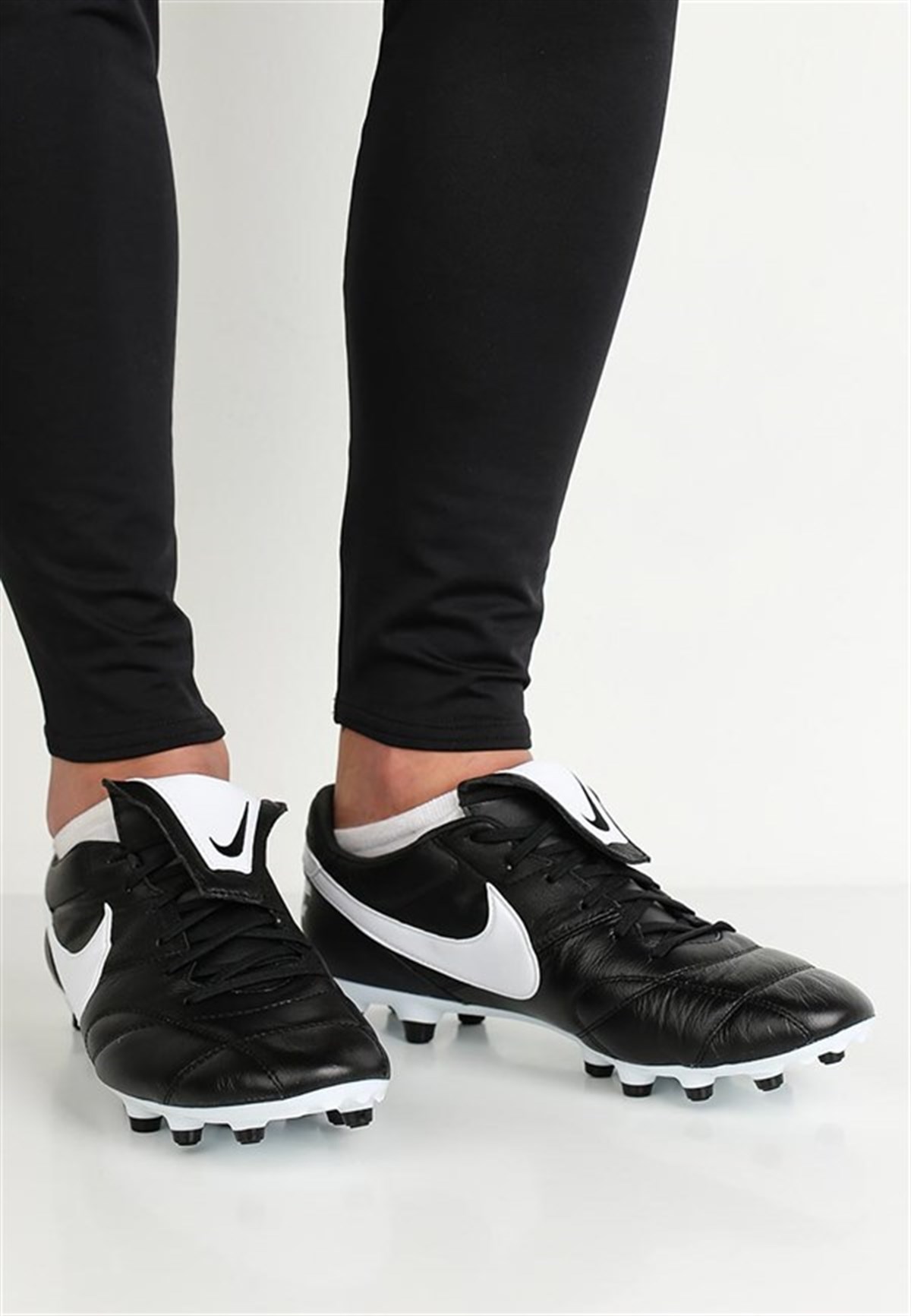 Nike Premier Iı Fg Deri Erkek Retro Klasik Krampon Siyah Beyaz 917803-001