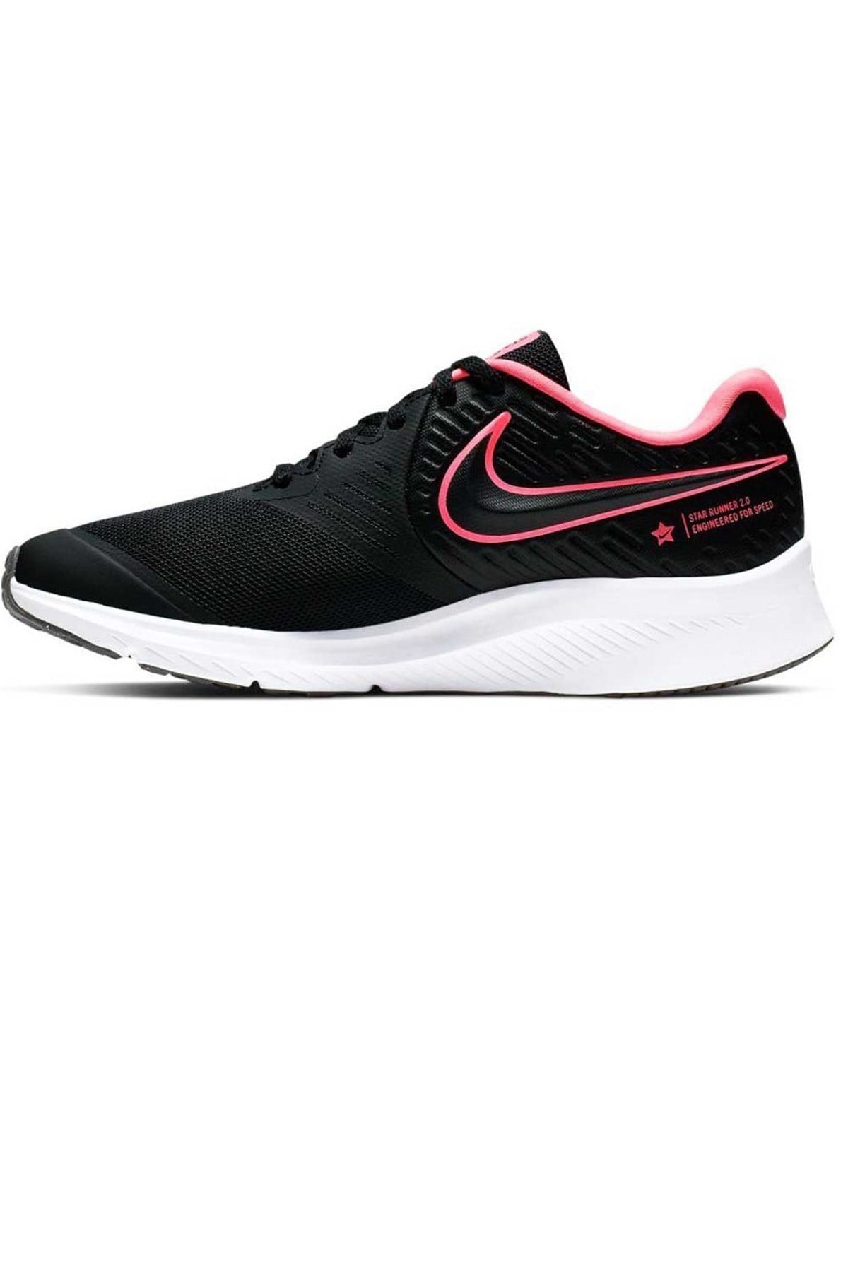 Nike Star Runner 2 Bayan Siyah Spor Ayakkabı AQ3542-002