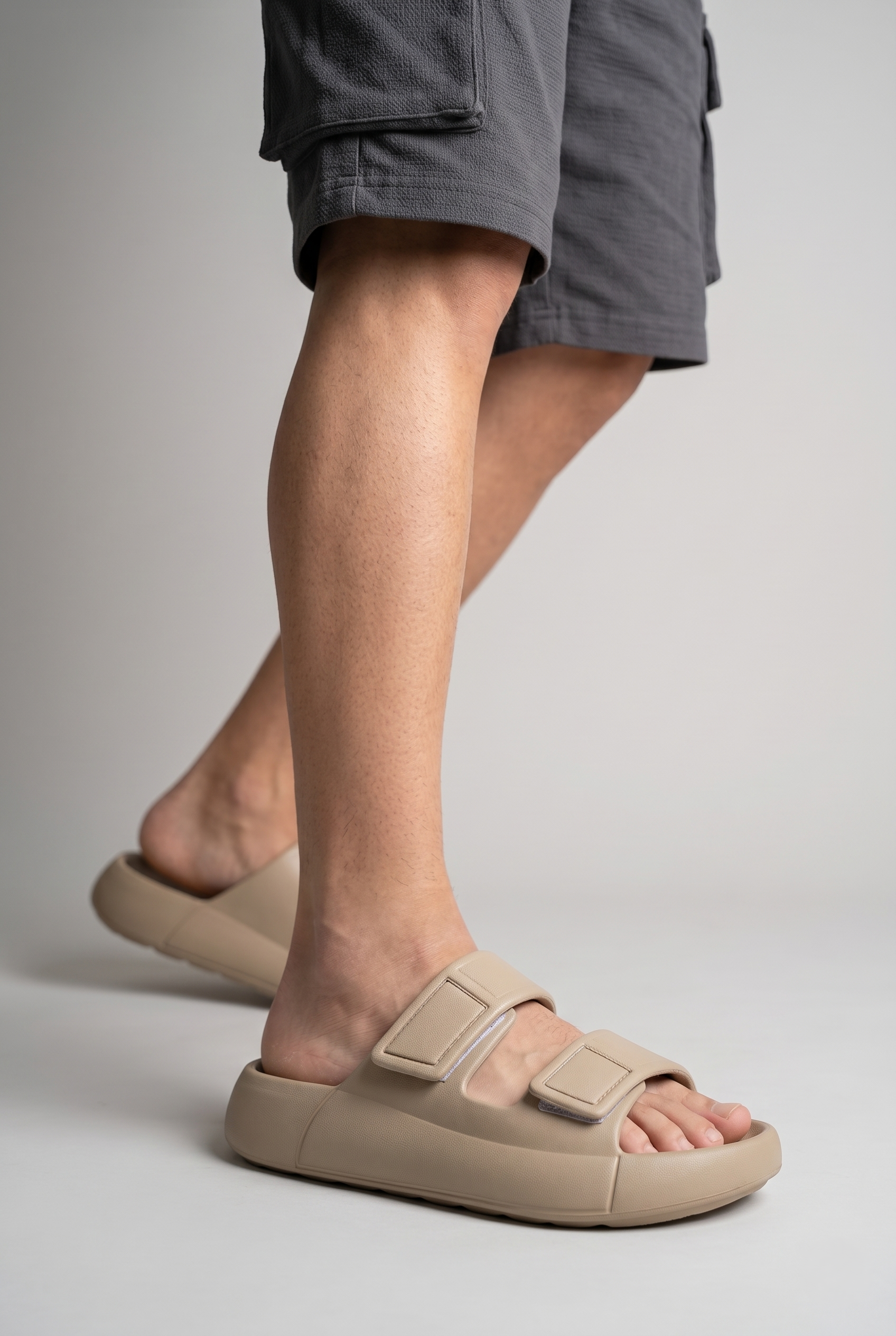 Oregon Shoes FeelUp Comfort Eva Erkek Deniz Günlük Cırtlı Terlik Kum