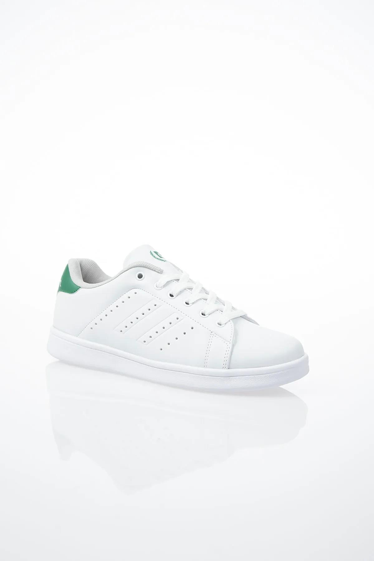 Pierre Cardin Unisex Beyaz Yeşil Günlük Spor Ayakkabı 10144-10152 v2