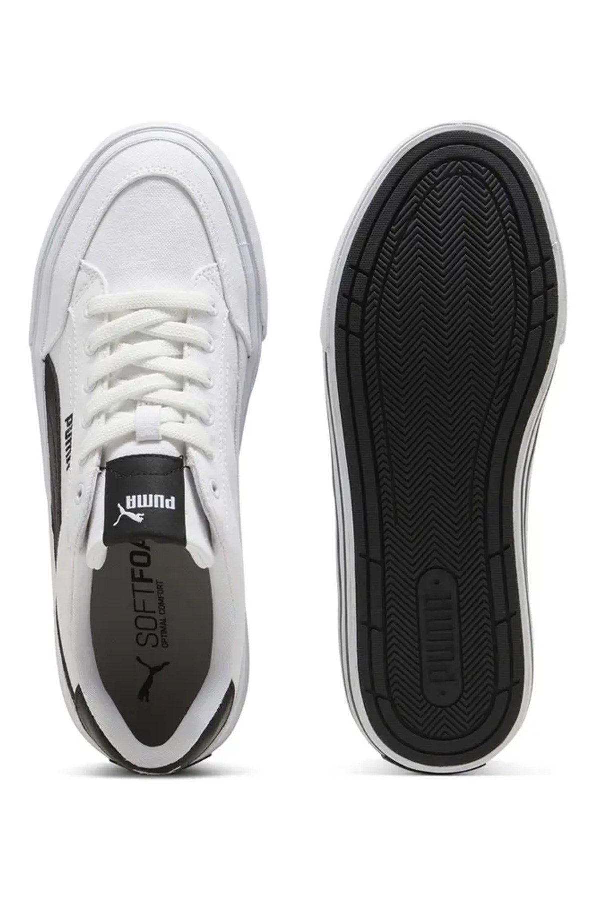 Puma Court Classic Vulc FS Beyaz Siyah Erkek Sneaker Günlük Spor Ayakkabı 396353-02