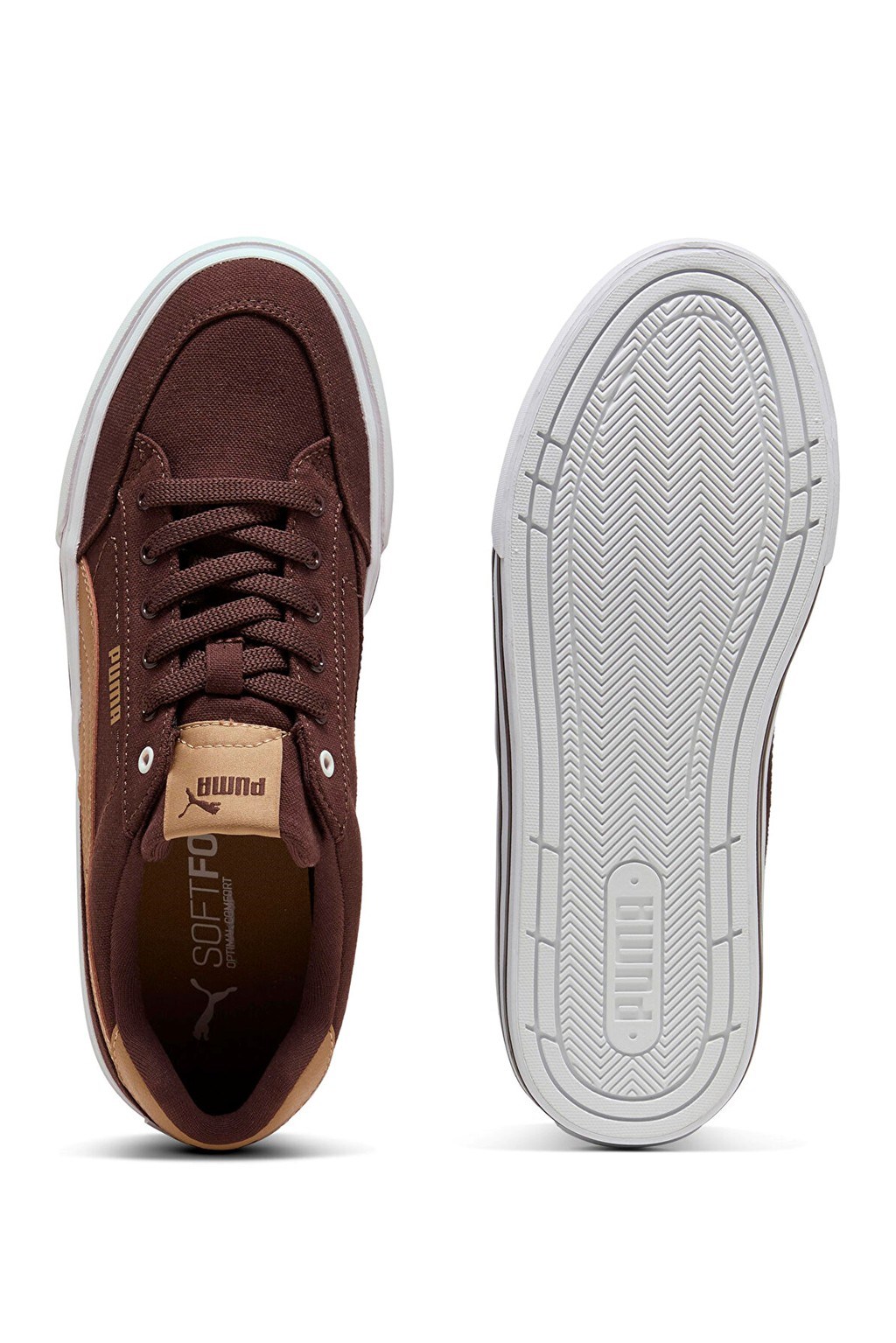 Puma Court Classic Vulc FS Chocolate-Taupe Erkek Sneaker Günlük Spor Ayakkabı 396353-41
